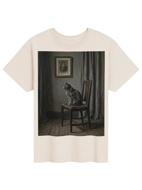 Arrangement in Grey Cat Tee