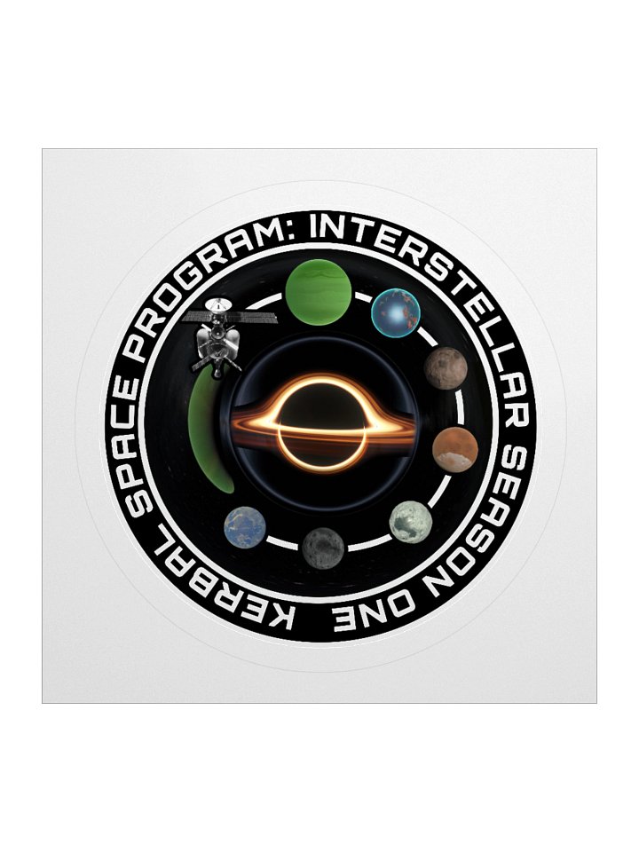 KSP: Interstellar Mission Patch Kiss-Cut Sticker product image (3)