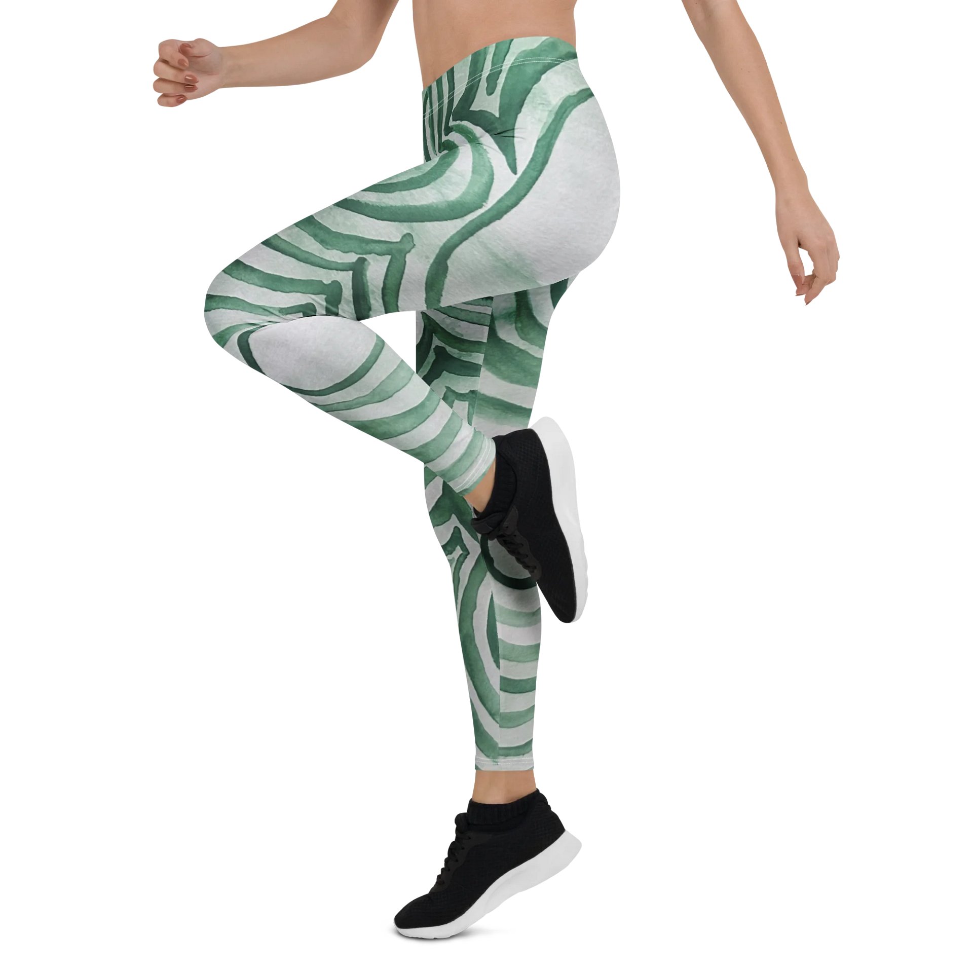 "Green Swirl" Leggings product image (5)