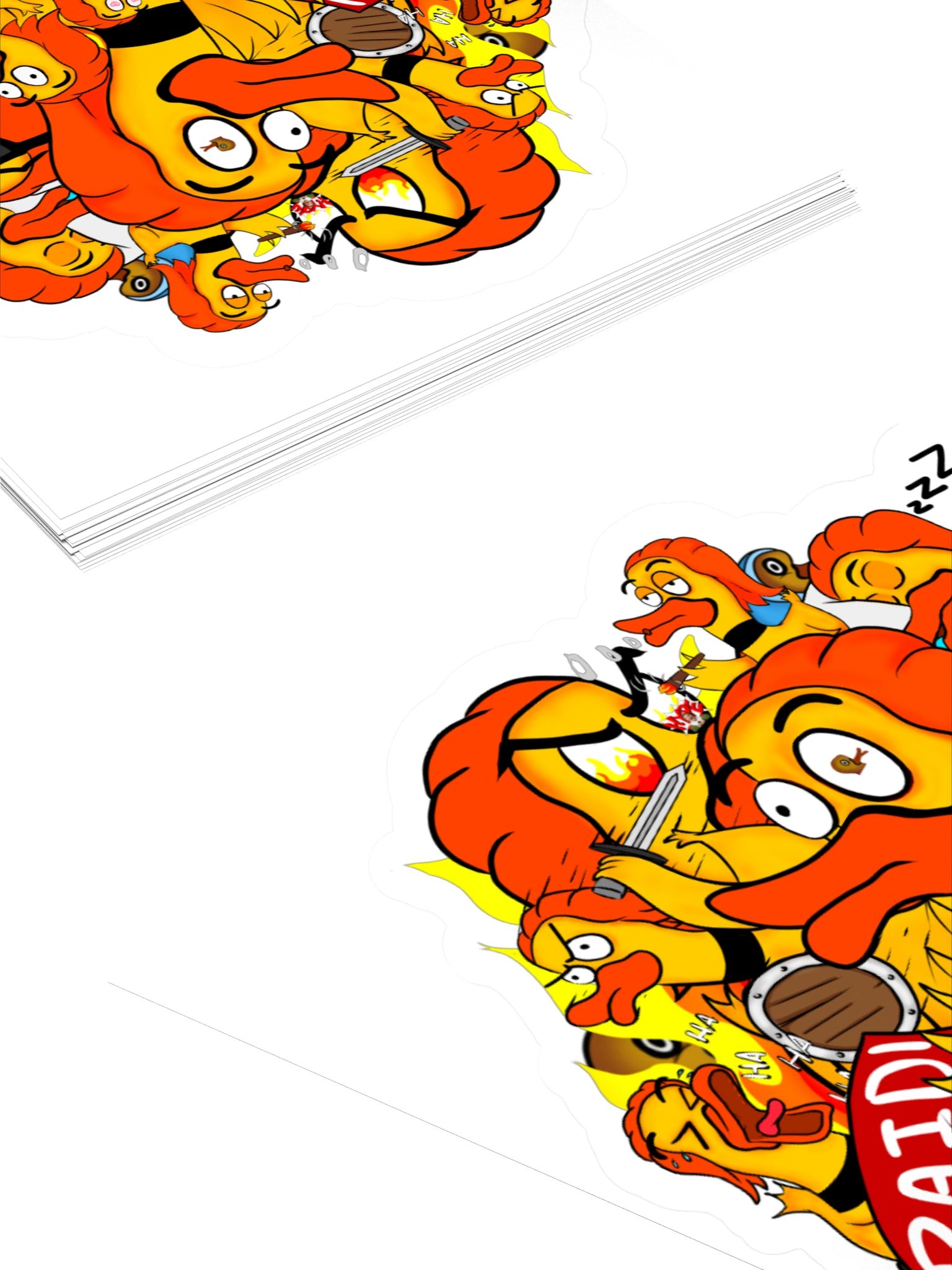 Emote Collage Kiss Cut Stickers product image (12)