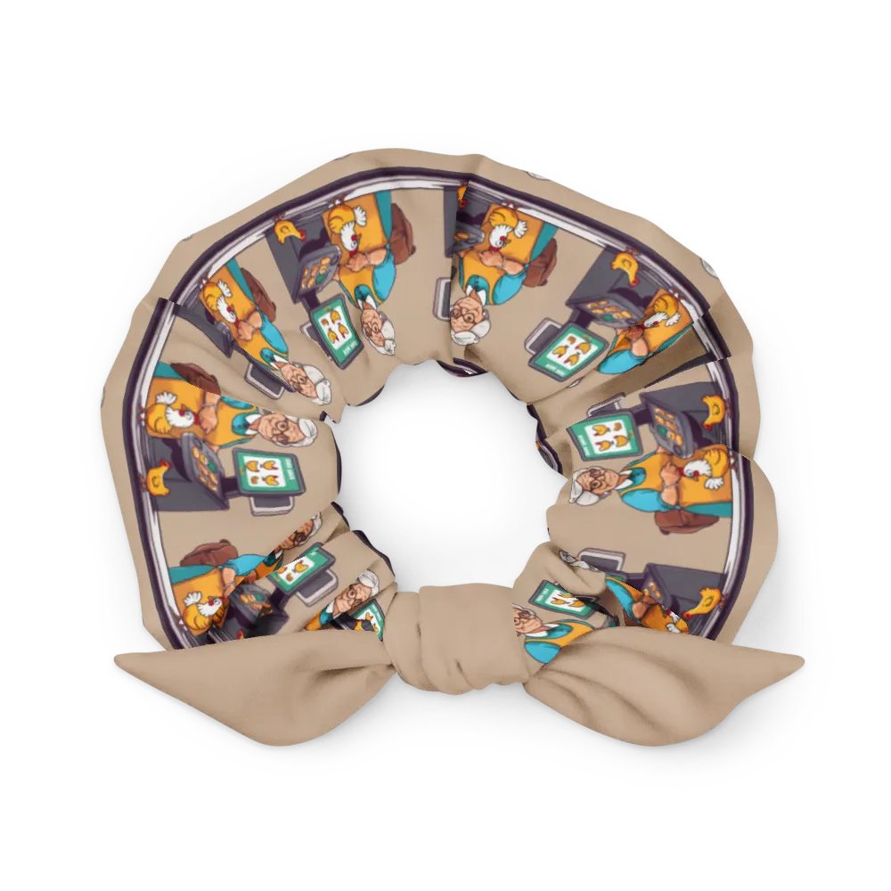 Desk Dwellers All-Over Print Scrunchie product image (1)
