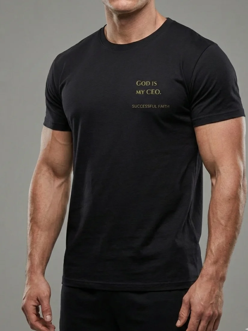 The "God is my CEO" Vintage T-shirt – Faith Over Hustle Edition product image (2)