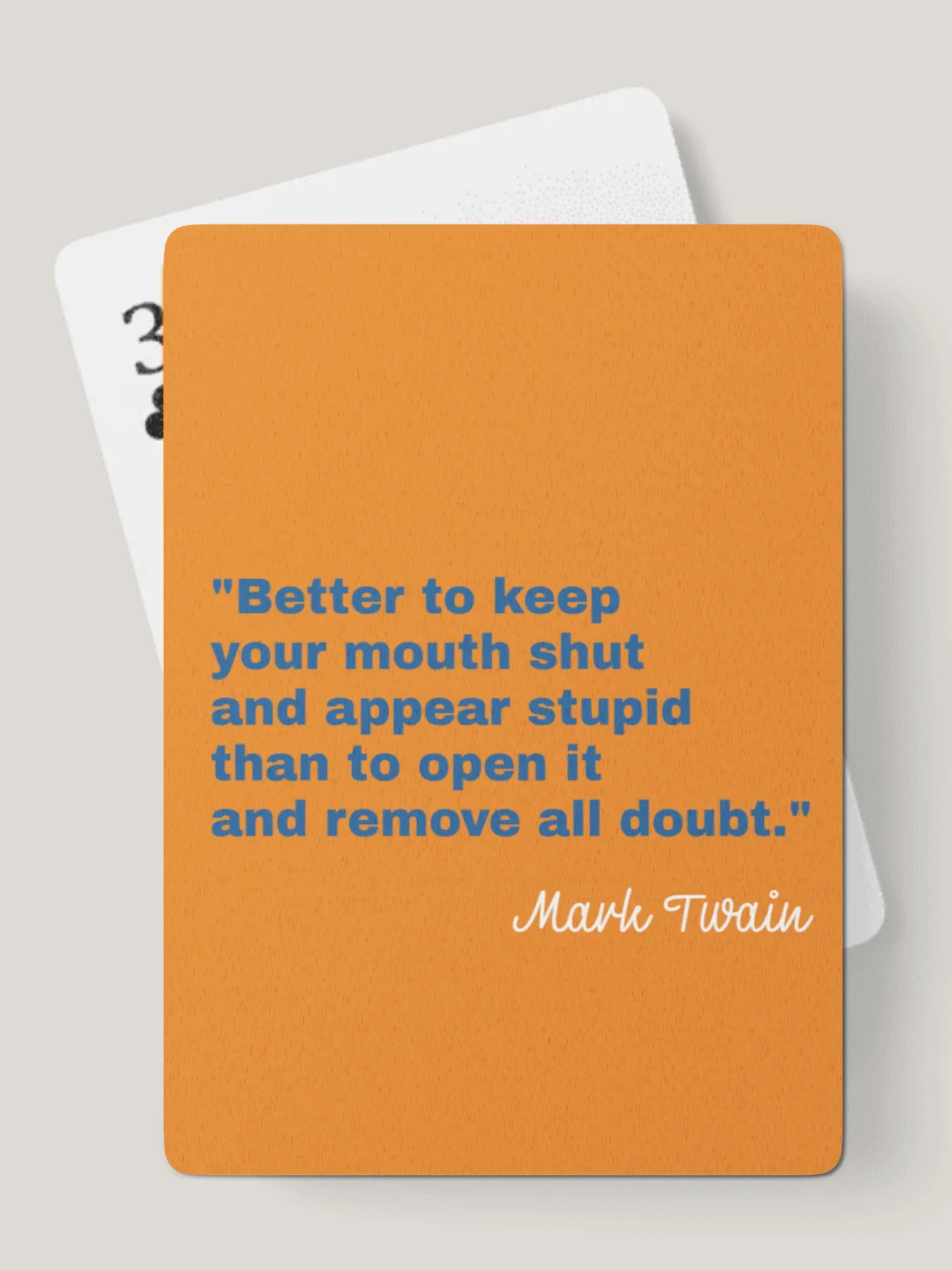 Playing Cards - Twain Orange product image (2)