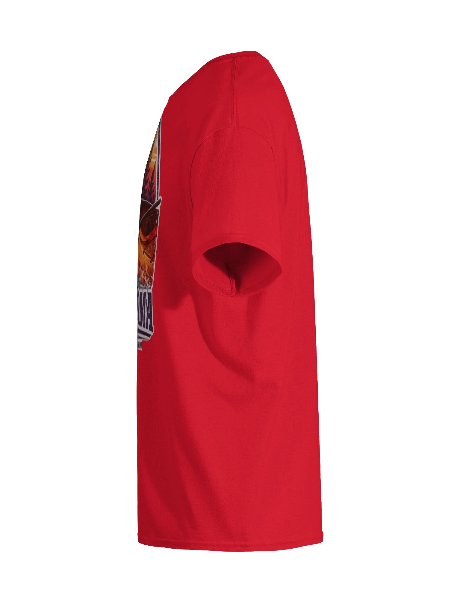 American Freedom Oklahoma Kayak Tee – Gildan 5000 Heavy Cotton Patriotic Outdoors Shirt product image (7)