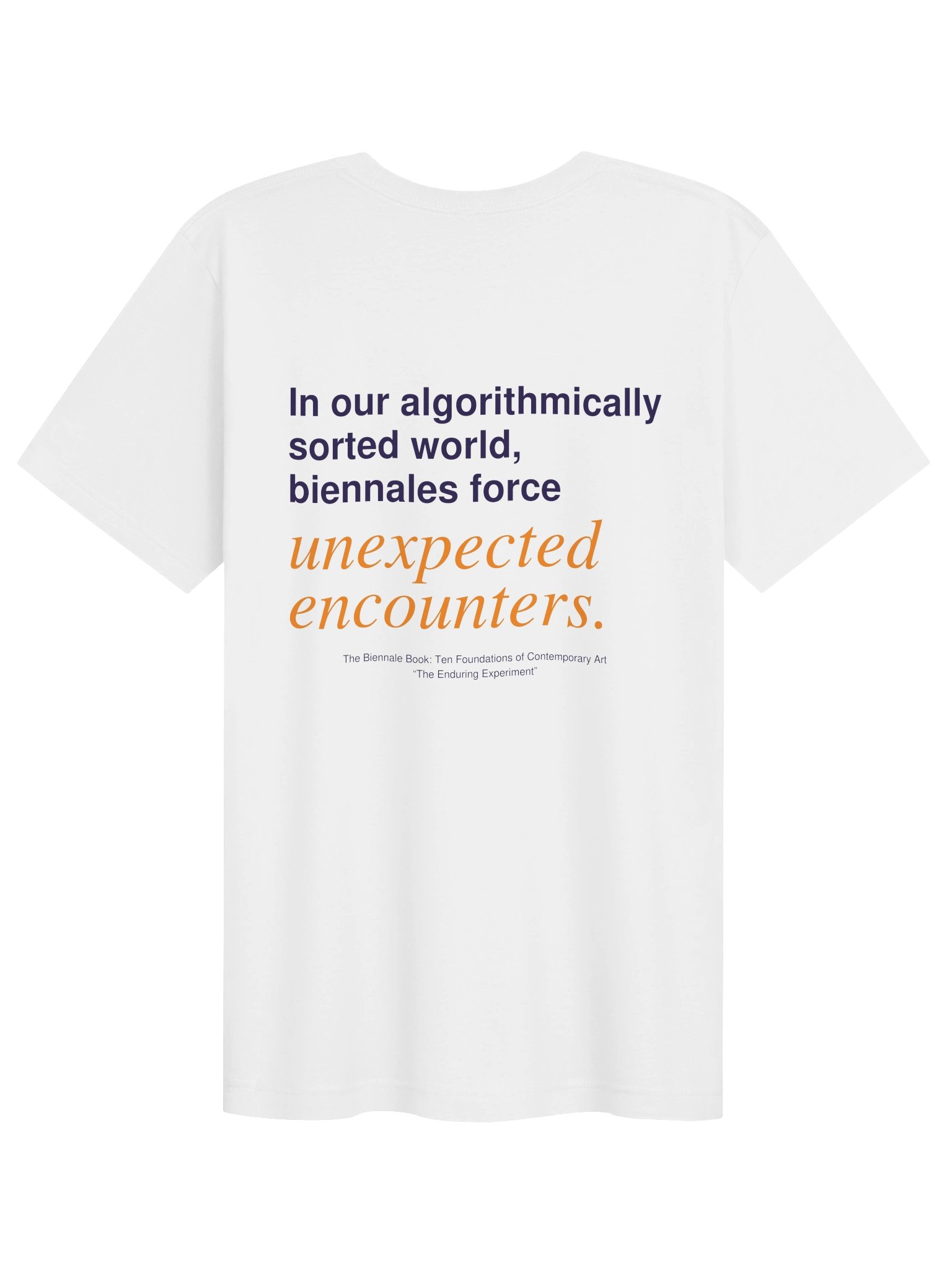 Biennale Book Unexpected Encounters Unisex Tee product image (2)