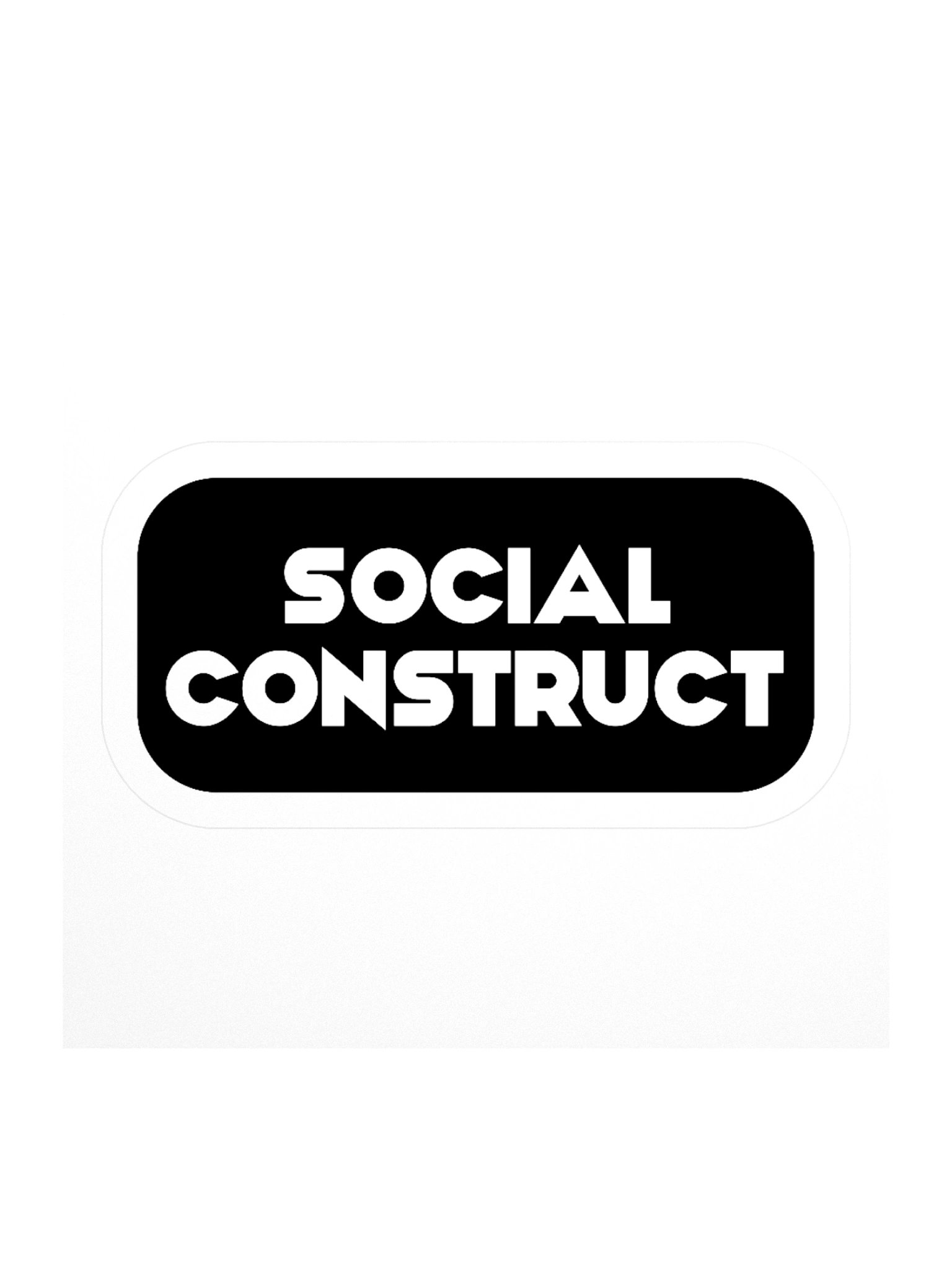 Social Construct Kiss Cut Stickers product image (1)