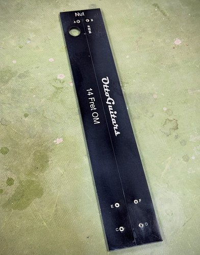 Different kind of update today, I just finished this jig for registration of the fretted fingerboard on the neck. I needed so...