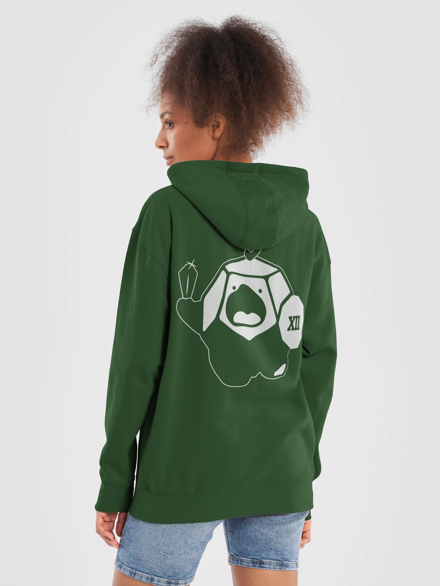 12 Sided Studios Unisex Hoodie - Green product image (3)