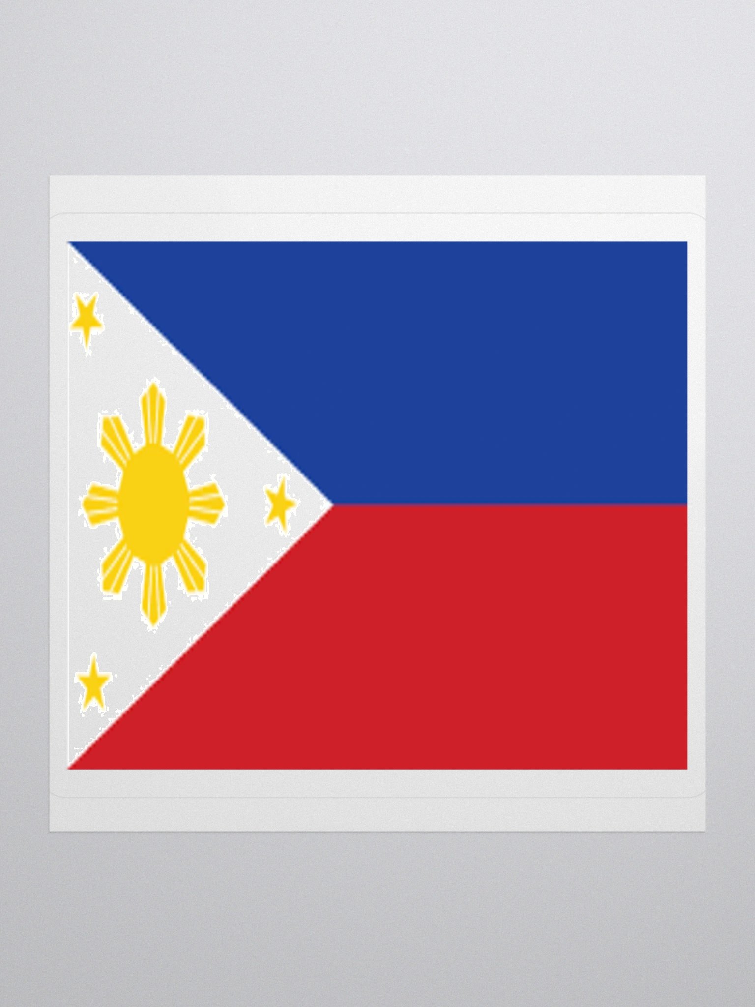 Exclusive Philippine Flag Kiss-Cut Stickers - High-Quality Vinyl, Multiple Sizes product image (1)