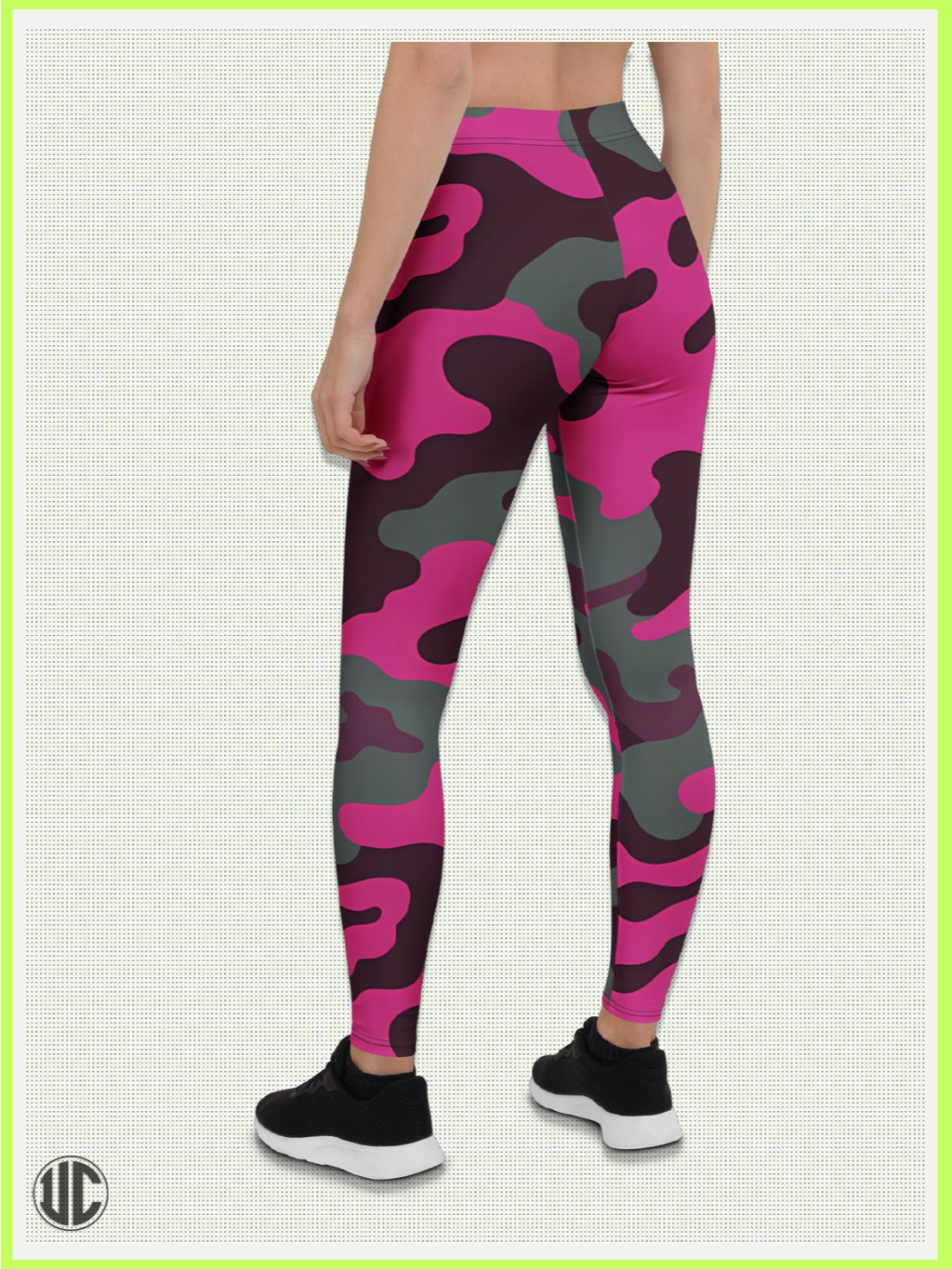 Savage Woodland Pink Camo – Women’s Leggings product image (2)