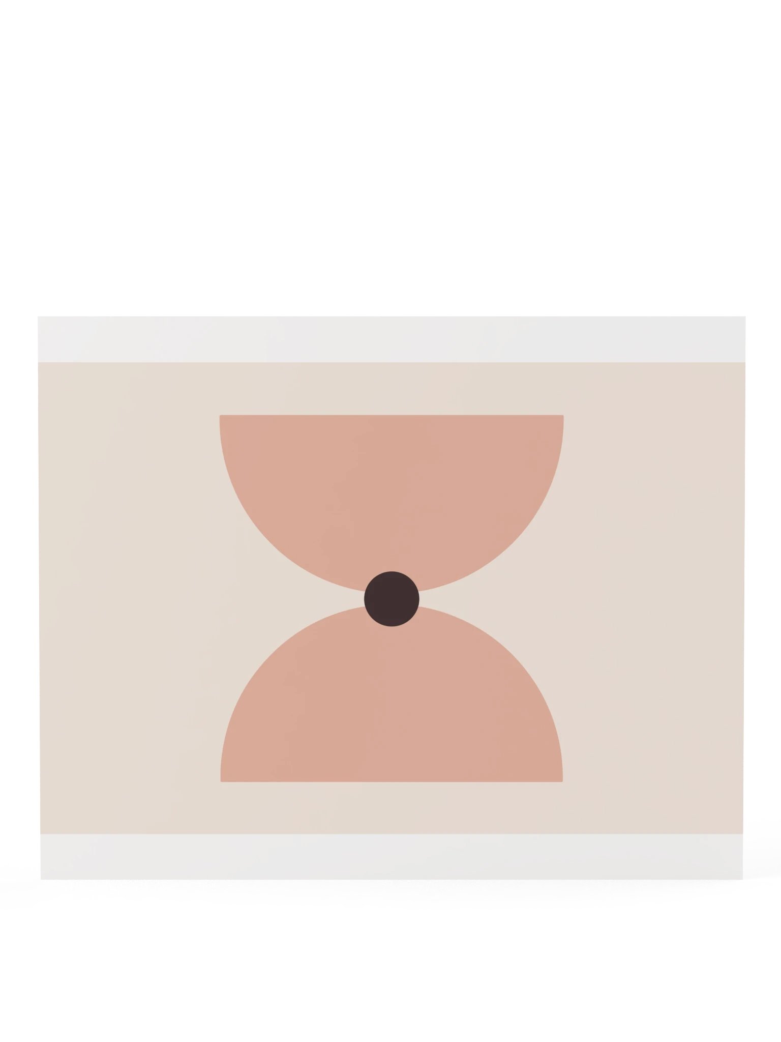 Blush Pink Geometric Print | Abstract Bathroom Wall Art product image (8)