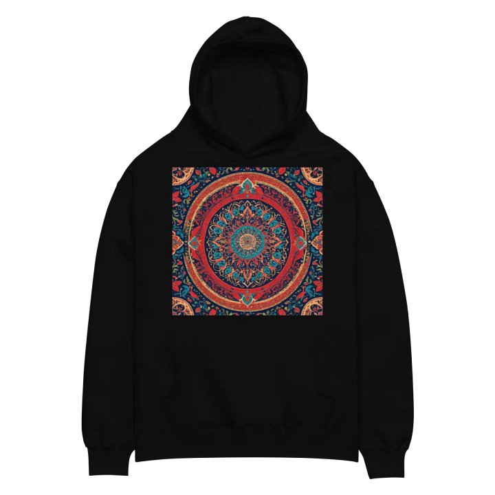 Hoodie with Persian Carpet Design Mix of Beautiful Colors product image (2)