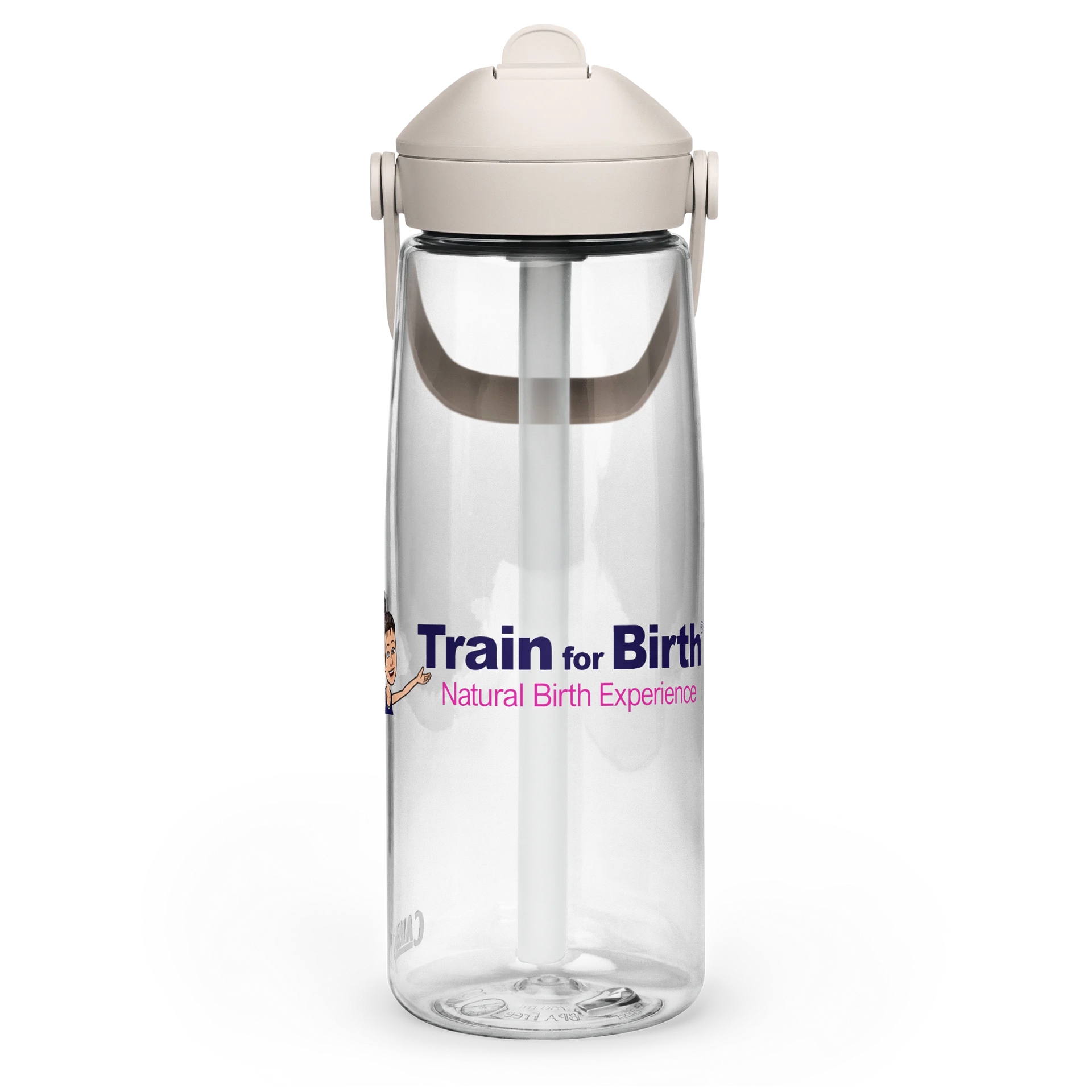 Train for Birth® 25oz CamelBak Thrive® Flip Straw Clear Water Bottle product image (3)