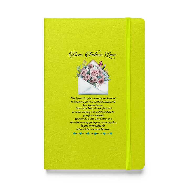 Dear Future Love- A Gift for a future Husband/Soulmate. Blank Hardback Journal product image (1)
