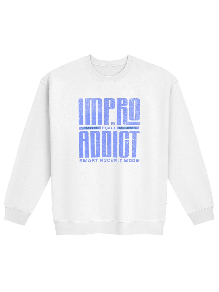 Limited IMPRO Addict Moments Crewneck Sweatshirt_R3CVR.i mode by EQALL® Essentials_Blue product image (29)