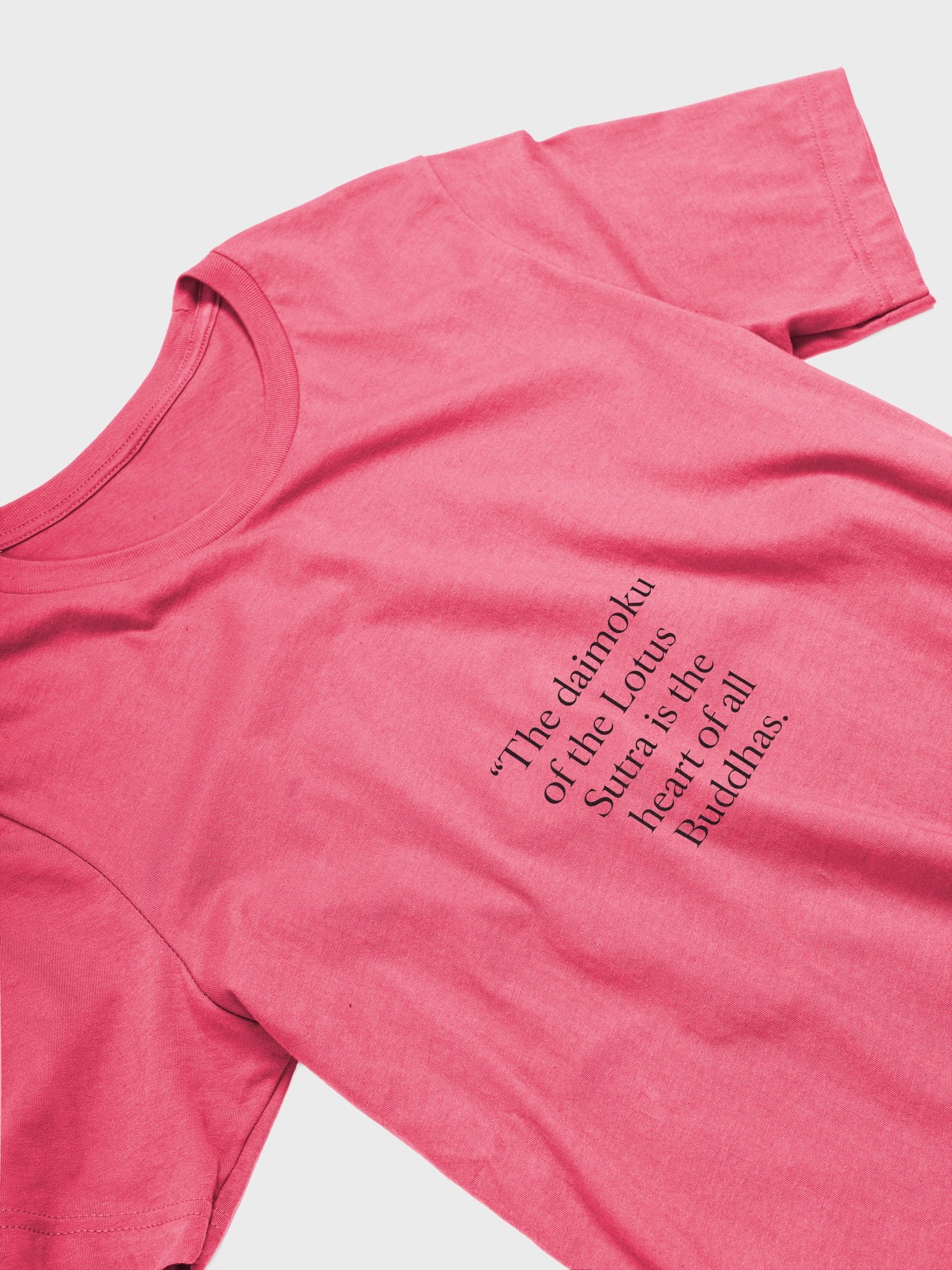 Daimoku Quote T-Shirt – Nichiren Buddhism Bella+Canvas Supersoft Lotus Sutra Tee product image (3)