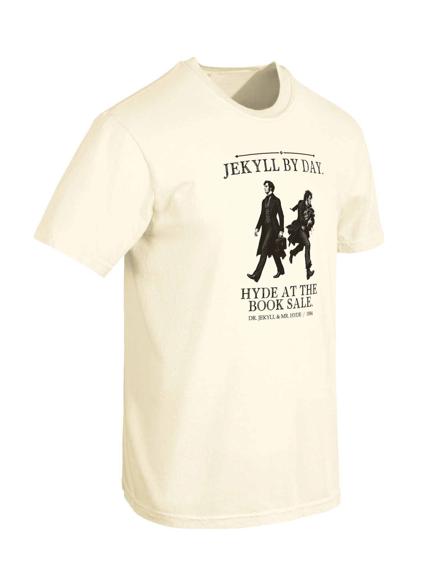 Jekyll Day Hyde Book Sale -- The Strange Case of Dr Jekyll and Mr Hyde Tee (Light) product image (21)