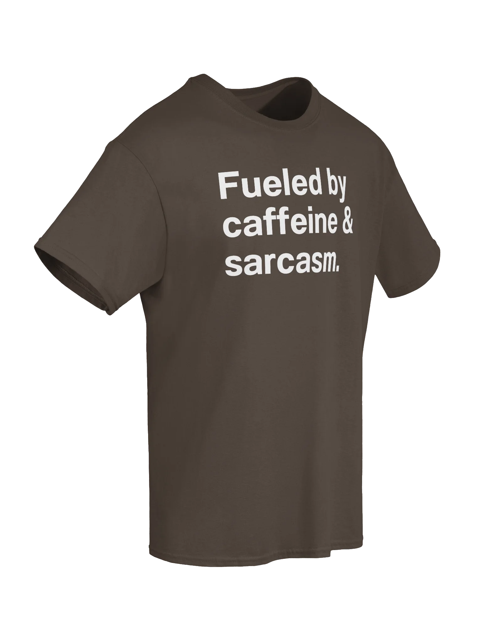Fueled by caffeine & sarcasm. Unisex Shirt product image (58)
