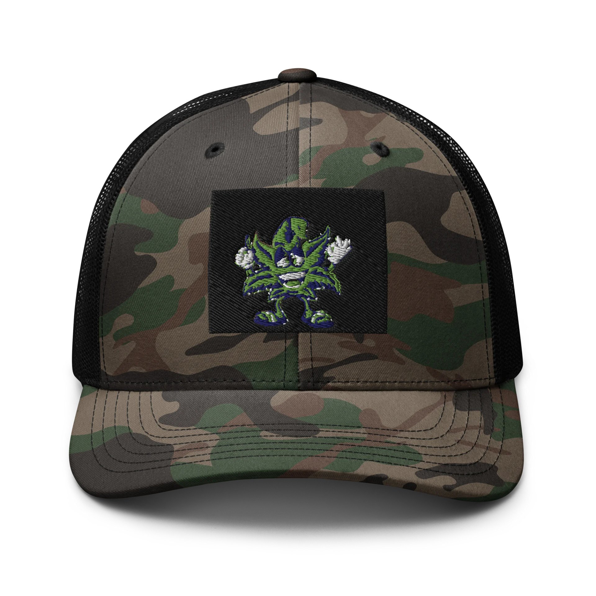Leafy Camo Expression Trucker Hat product image (1)