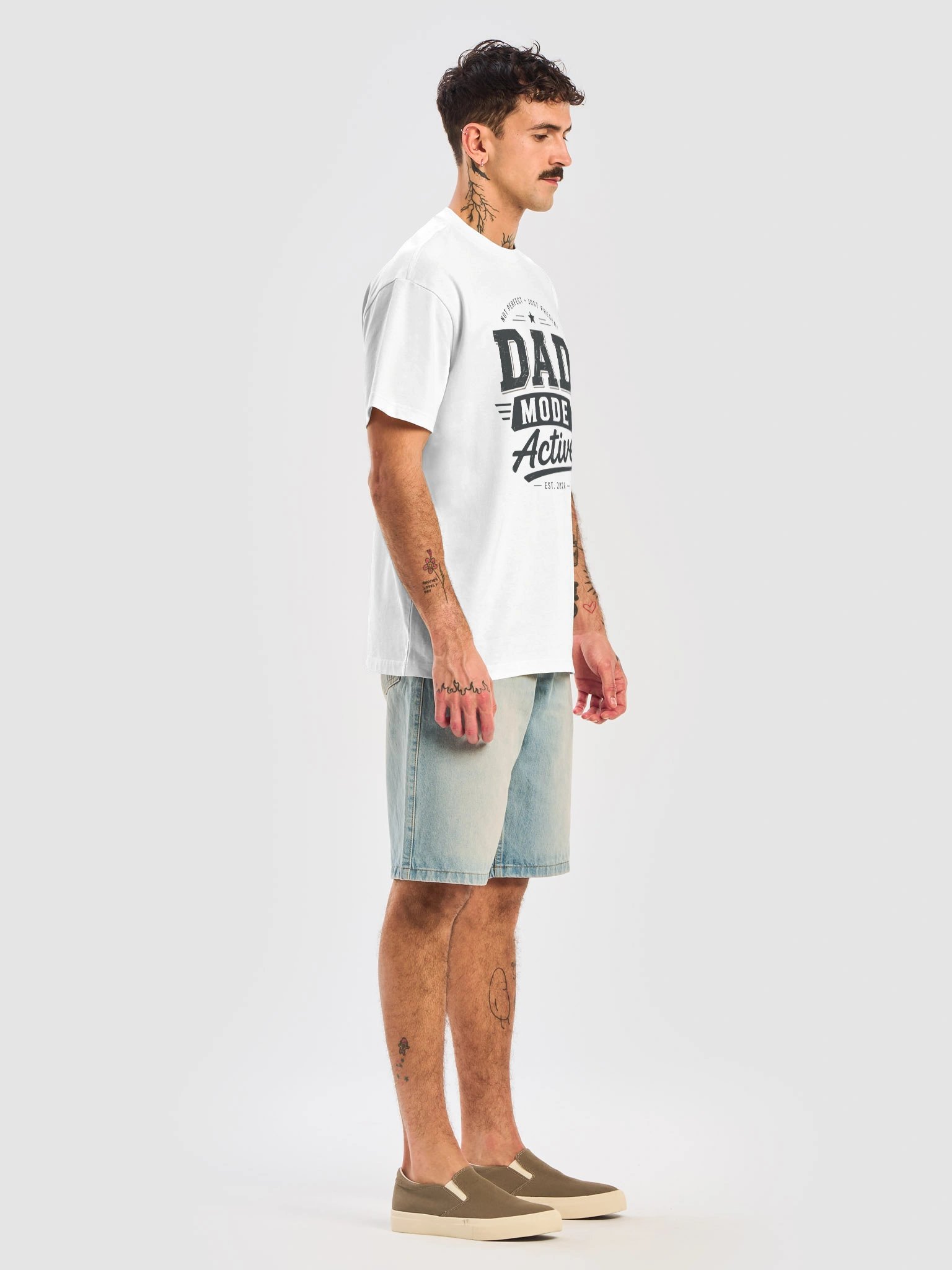 First Father's Day 2026 Gift | Dad Mode Active Vintage T-Shirt product image (2)