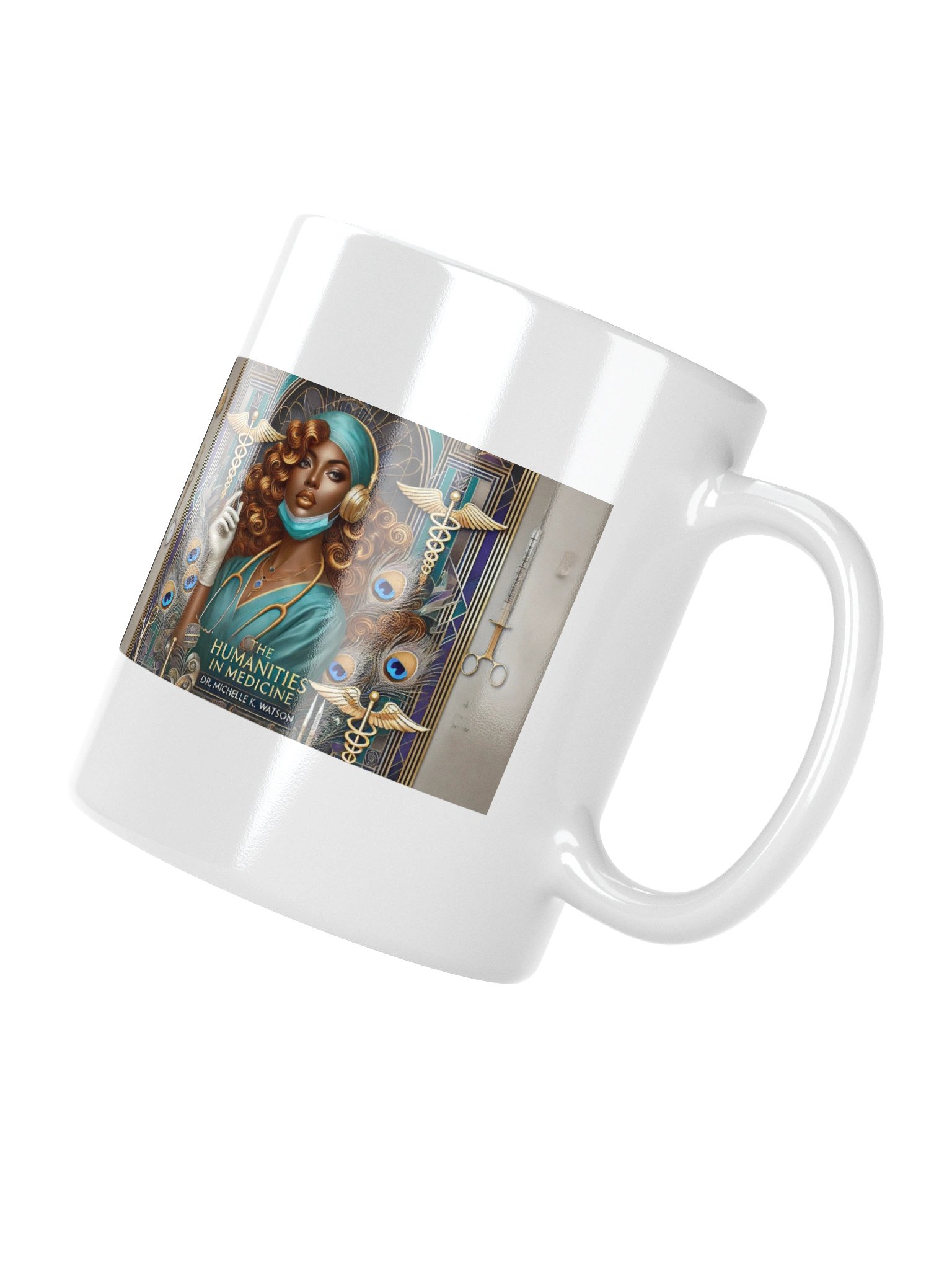 Humanities In Medicine Superstar Surgeon Teal Ceramic Mug product image (3)