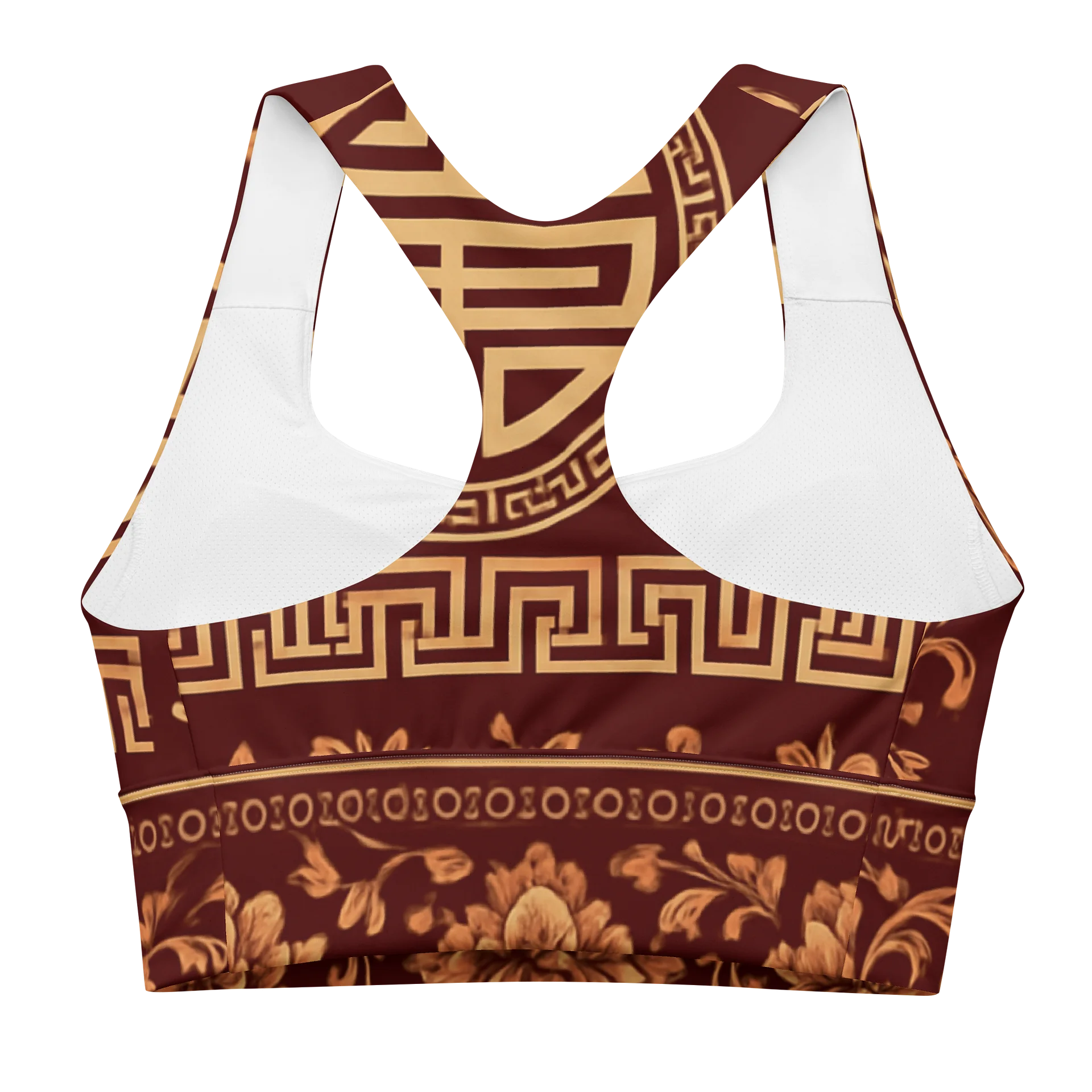 Golden Blossom Recycled Longline Sports Bra product image (6)