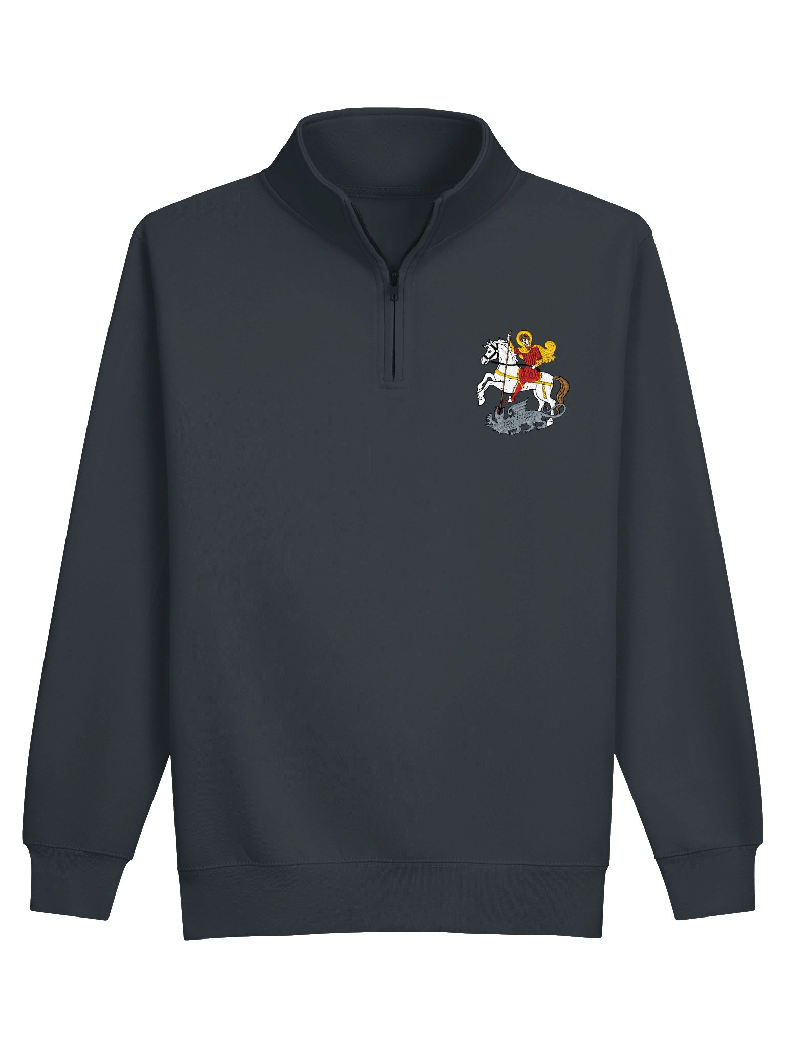 Saint George Embroidered Quarter-Zip Sweatshirt product image (5)