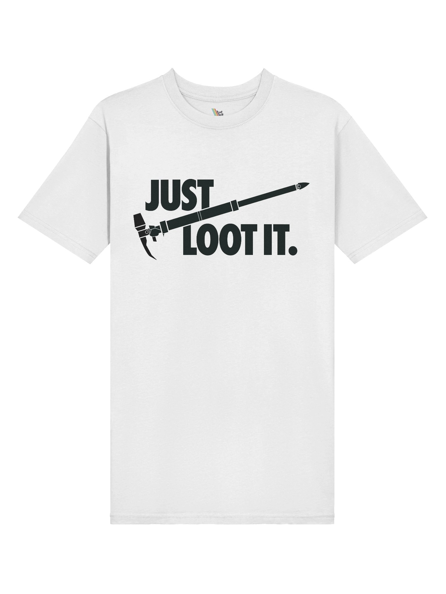 Just Loot It Premium Tee (White) product image (5)