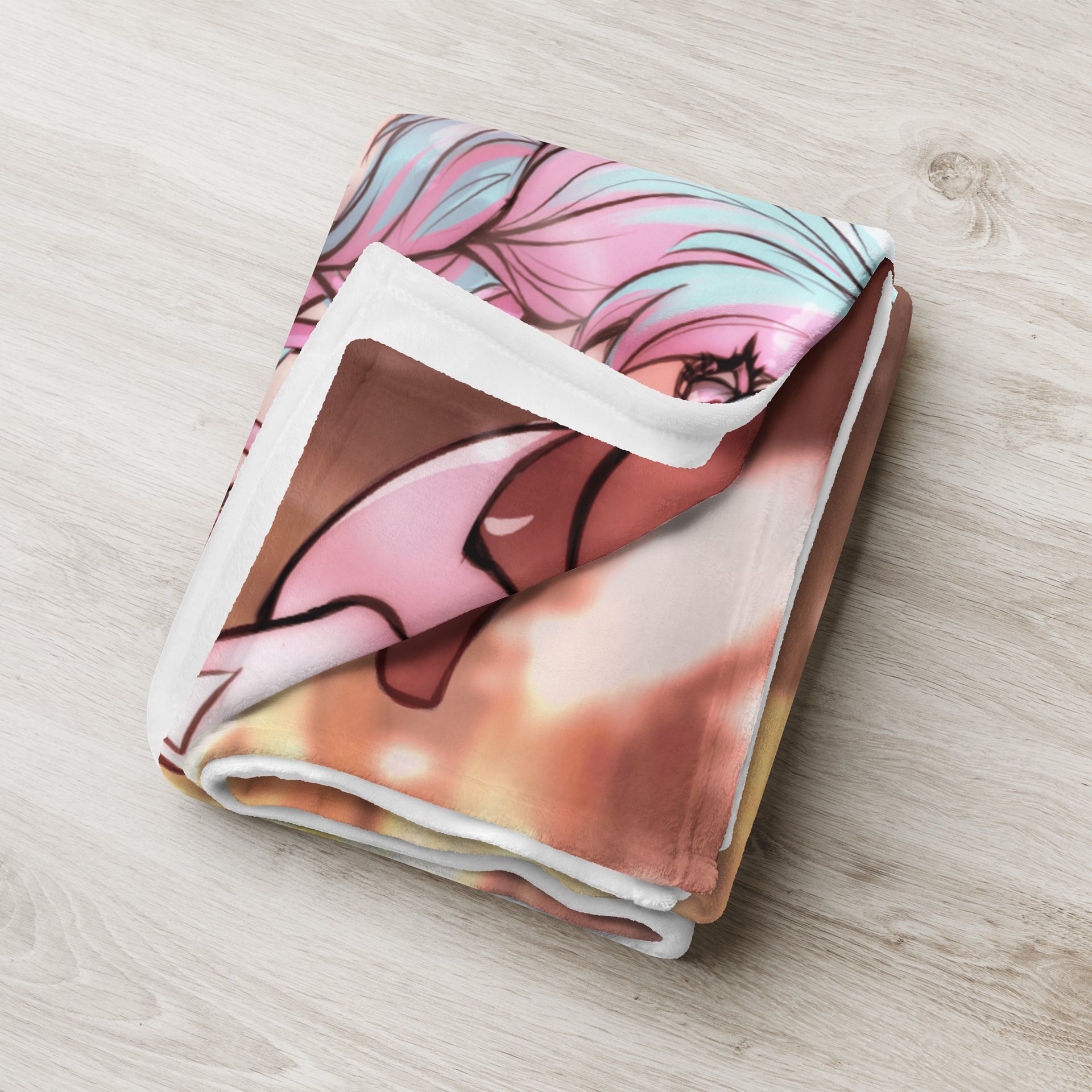 MooMoo Leash Throw Blanket product image (4)