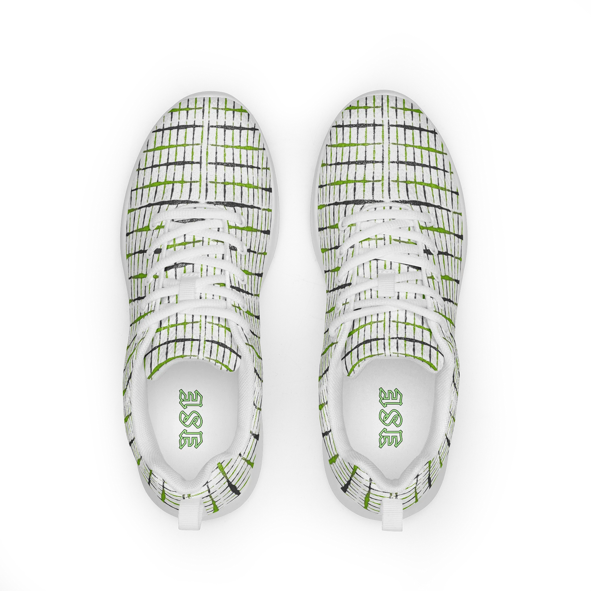 Neon Cyber-Grid Urban Sneaker Digital Jungle Men's Athletic Shoes product image (4)