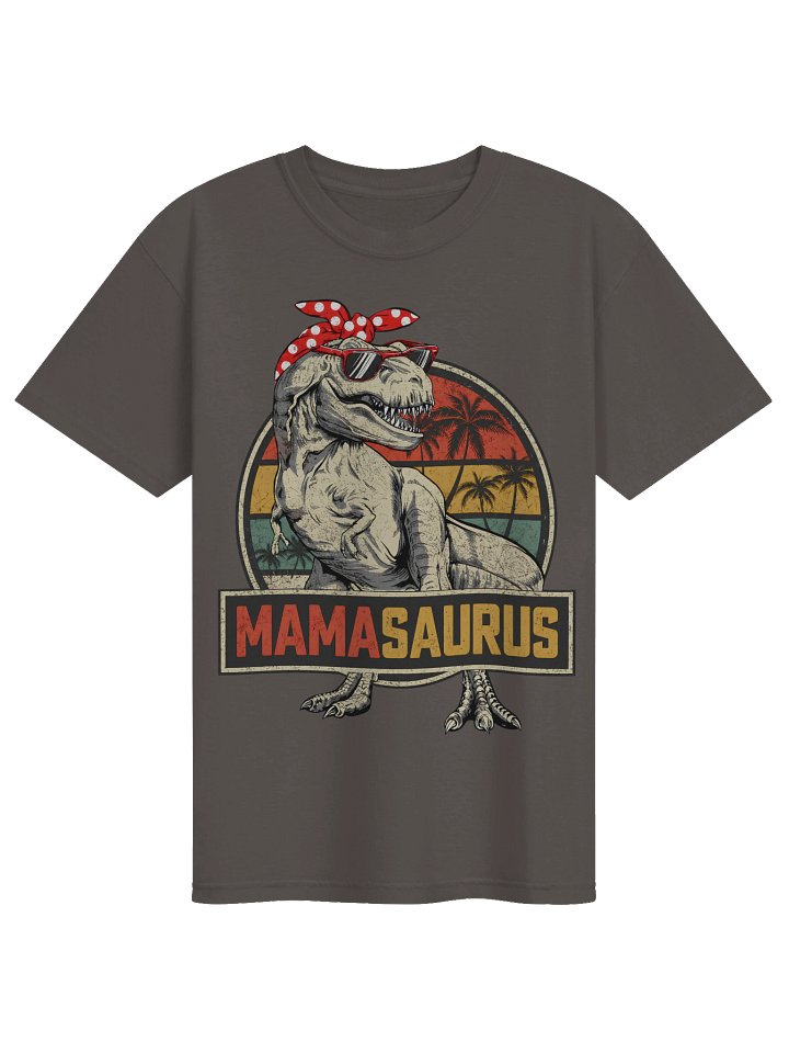 Dinosaur Mom Shirt, Mamasaurus Vintage Graphic Tee, Comfort Colors Mama T-Shirt, Funny Dino Mom Shirt, Unisex product image (1)