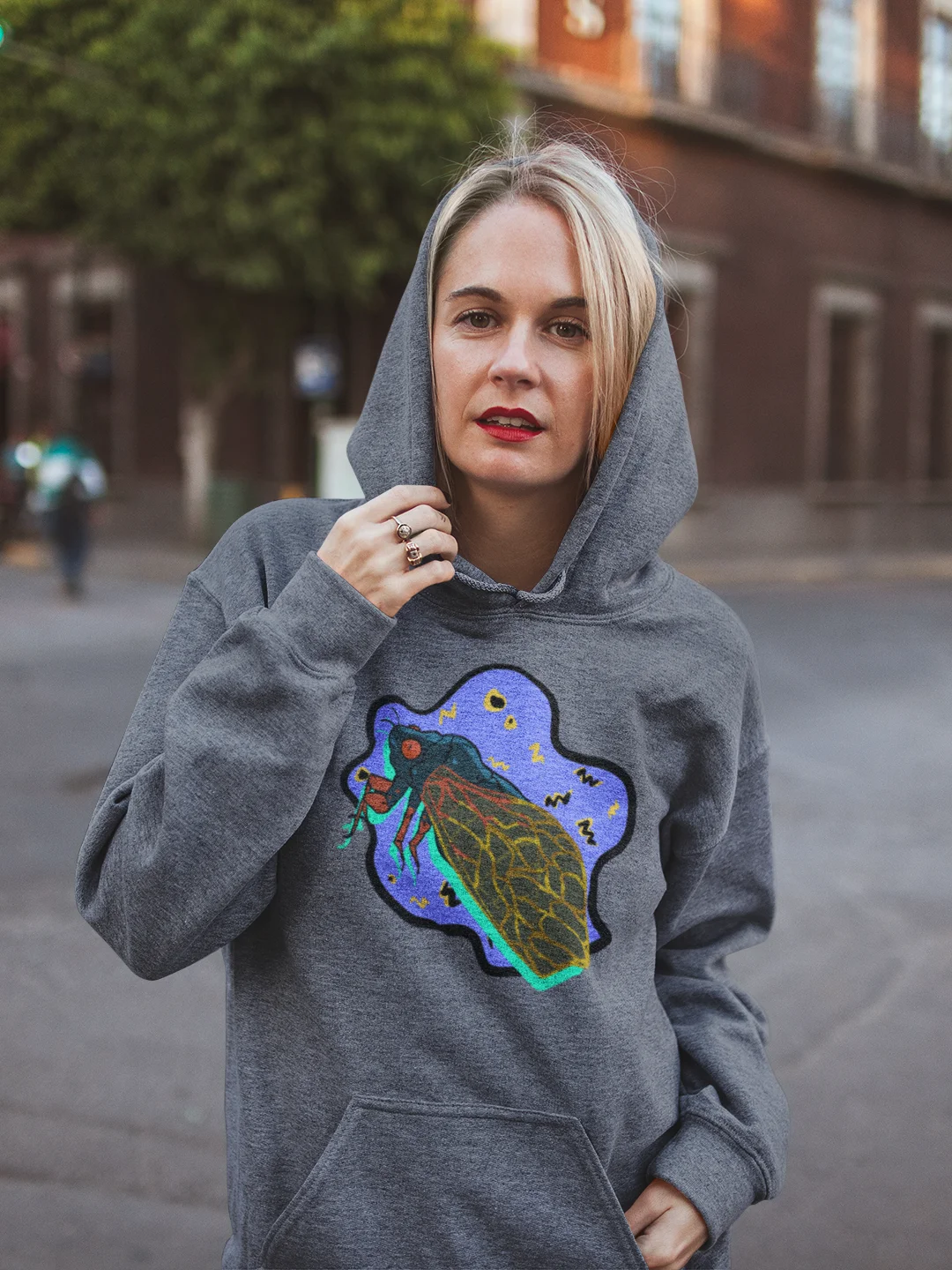 Vaporcicada classic hoodie product image (1)