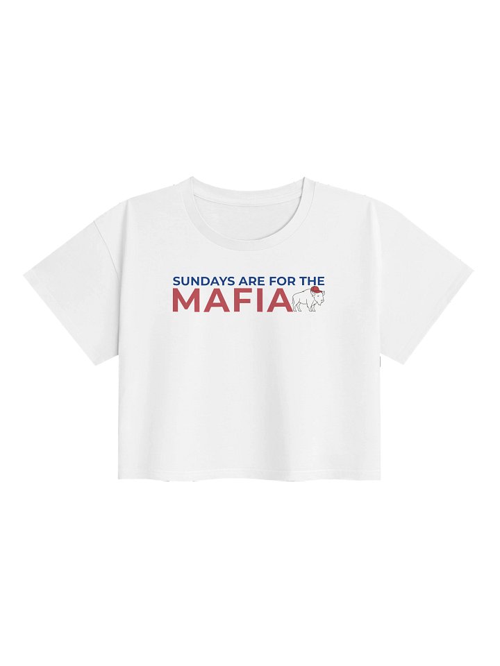 Sundays Are For The Mafia Crop Top product image (1)