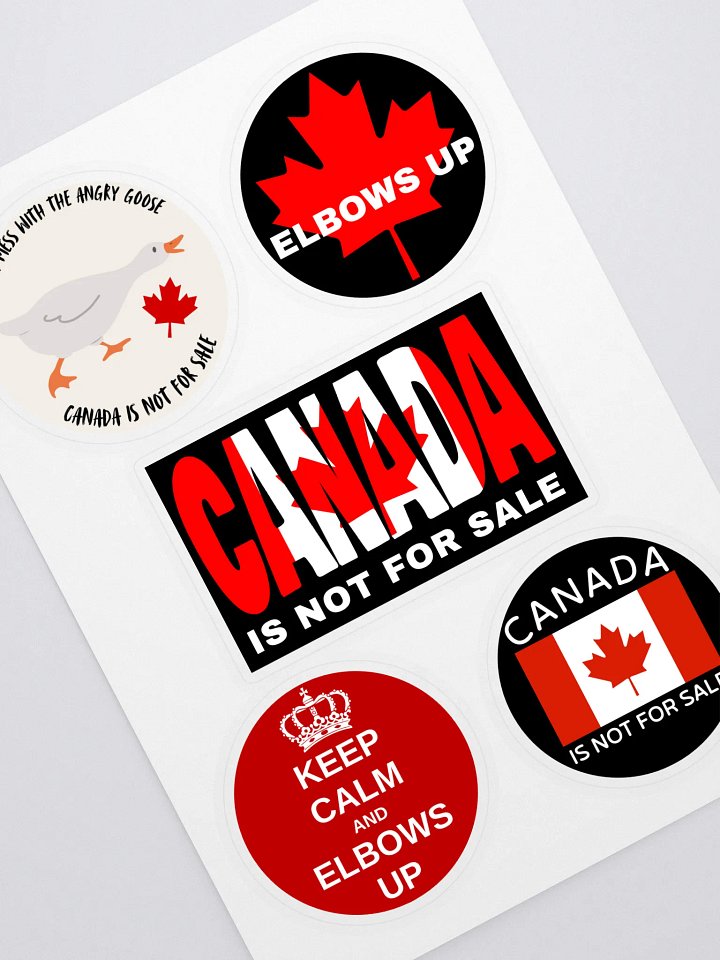 Canadian Sovereignty Kiss Cut Sticker Sheet product image (1)