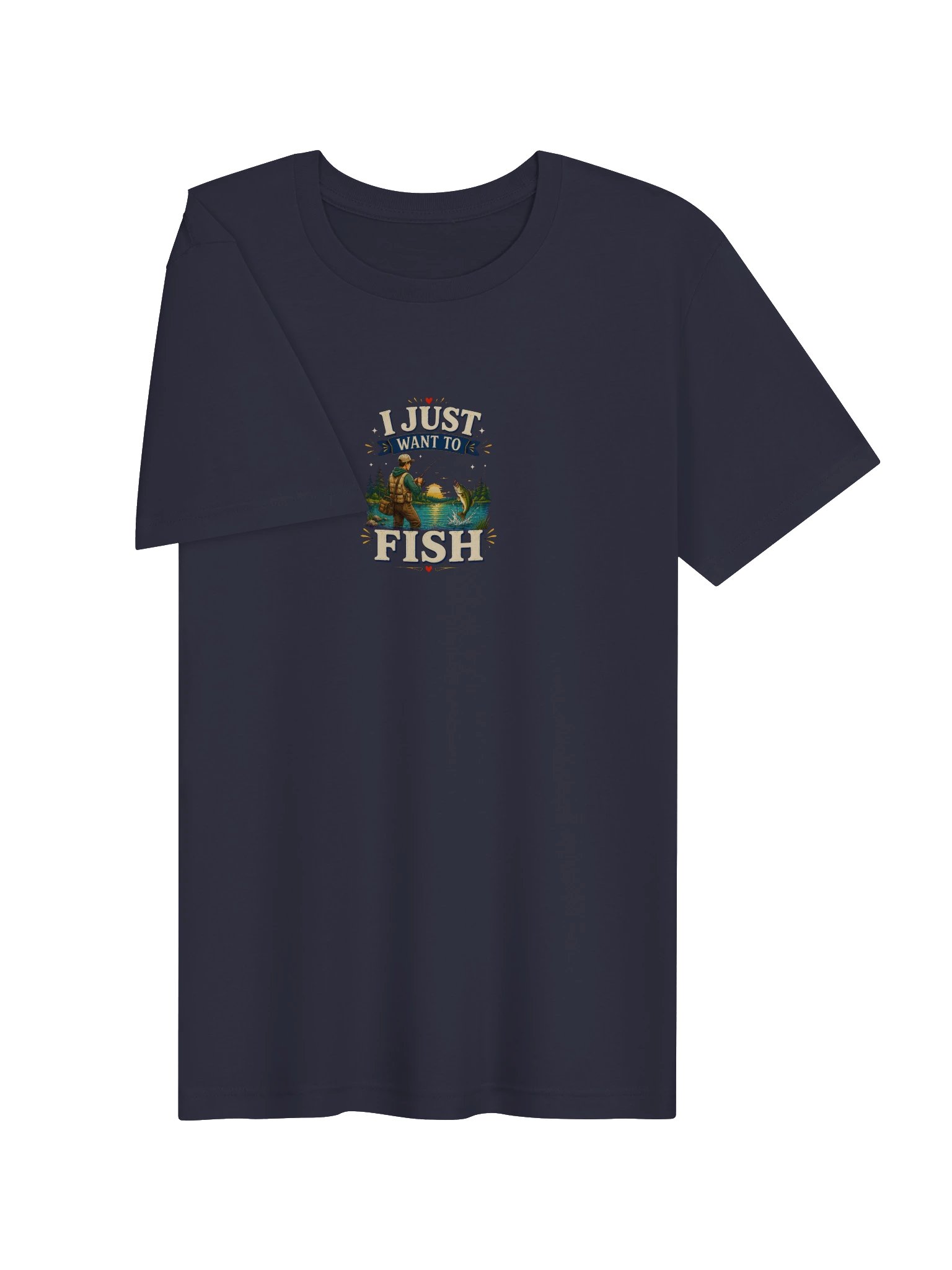 I Just Want To Fish Tee product image (13)