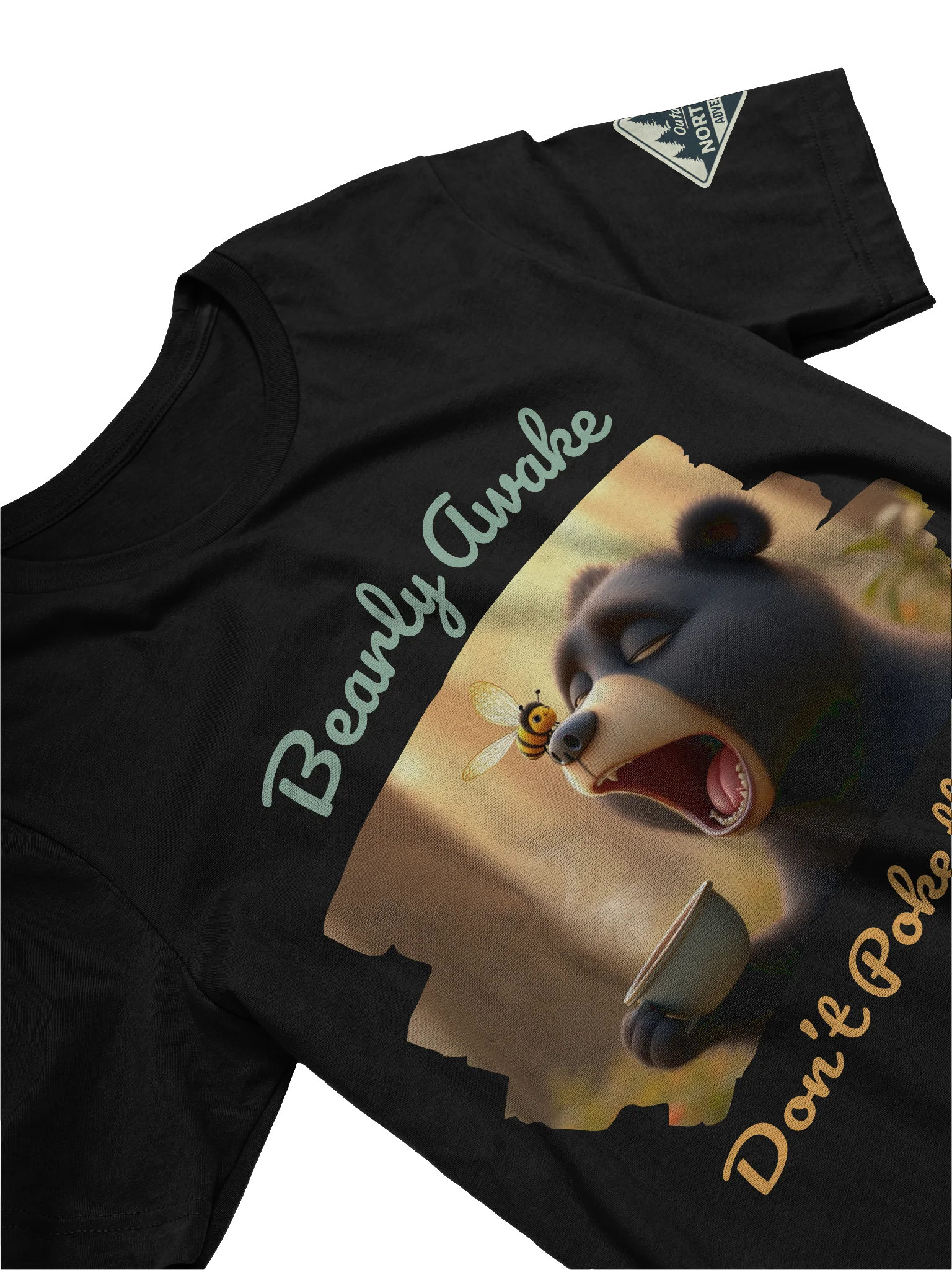 Bearly Awake T-Shirt – Funny Coffee Bear Graphic Tee 🐻☕ product image (11)