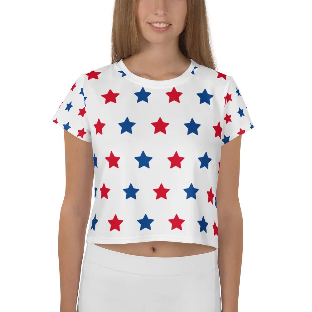 Stellar Dreams All-Over Crop Tee product image (1)