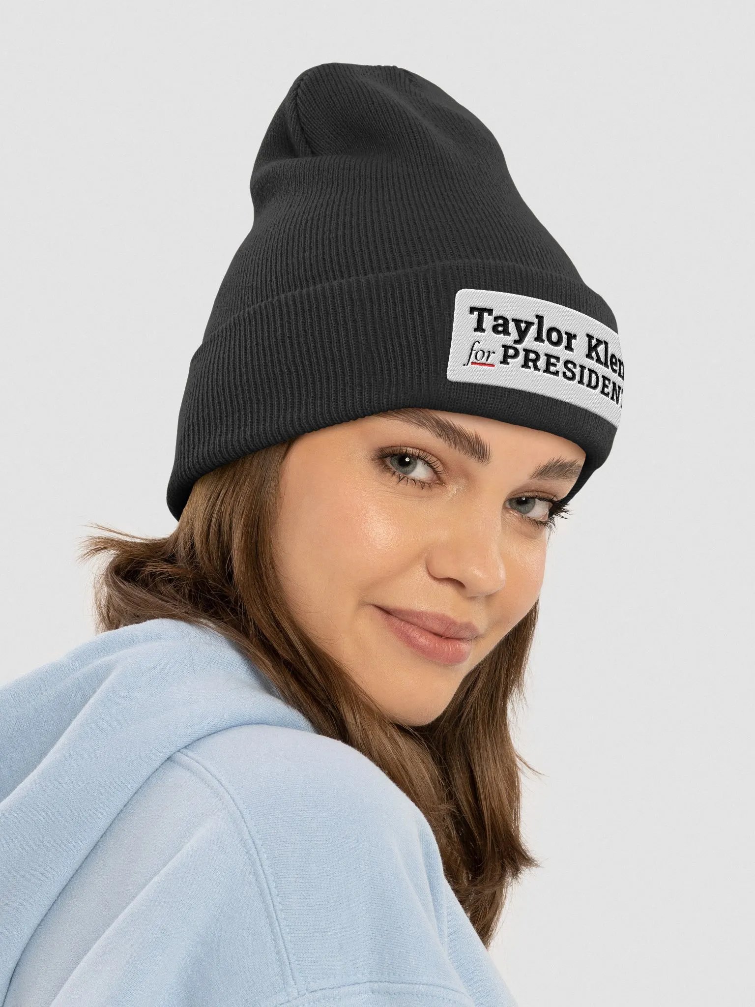 Taylor Klem for President Embroidered Beanie product image (31)
