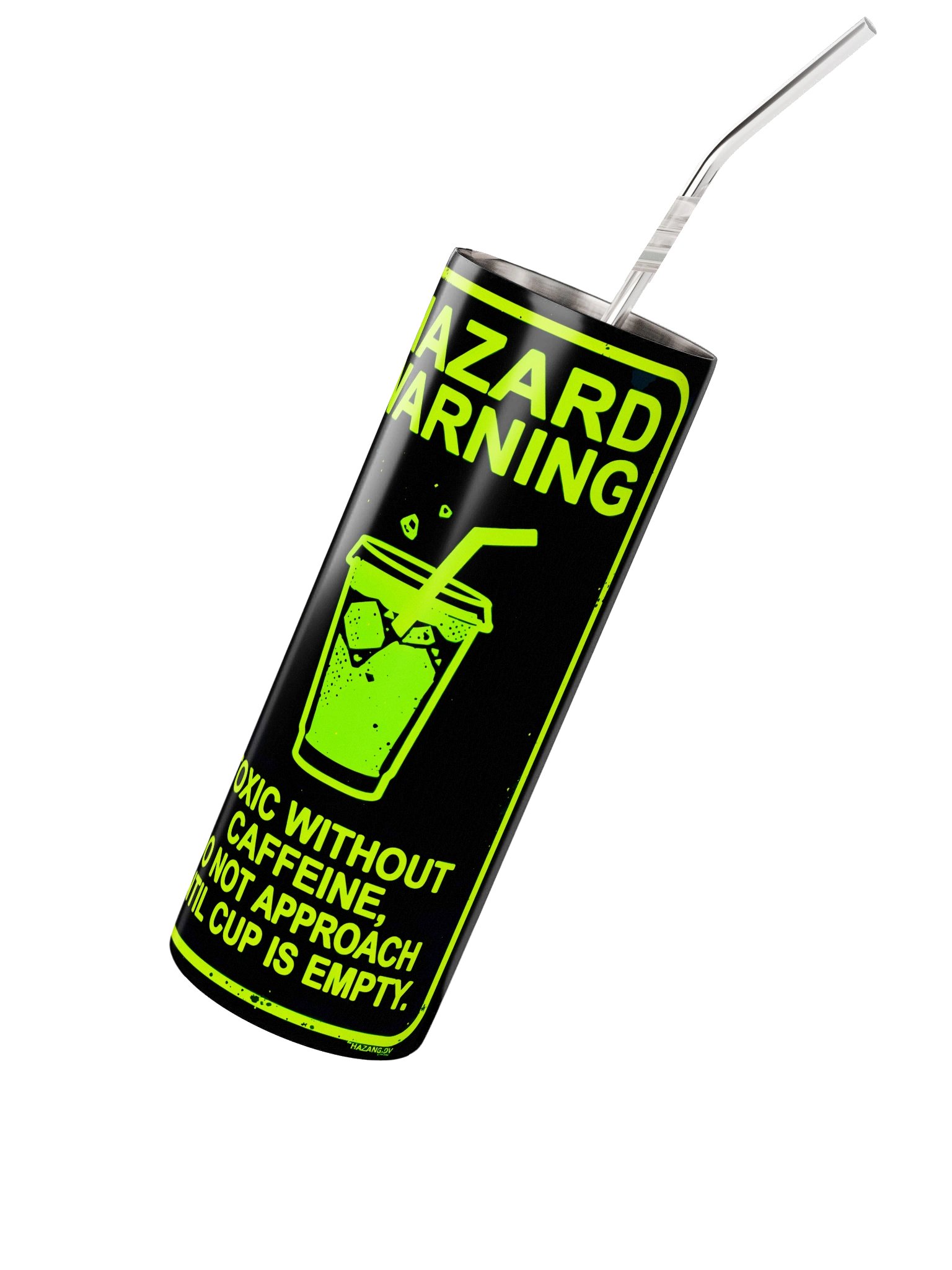 Hazard Warning // Caffeine Tumbler product image (2)