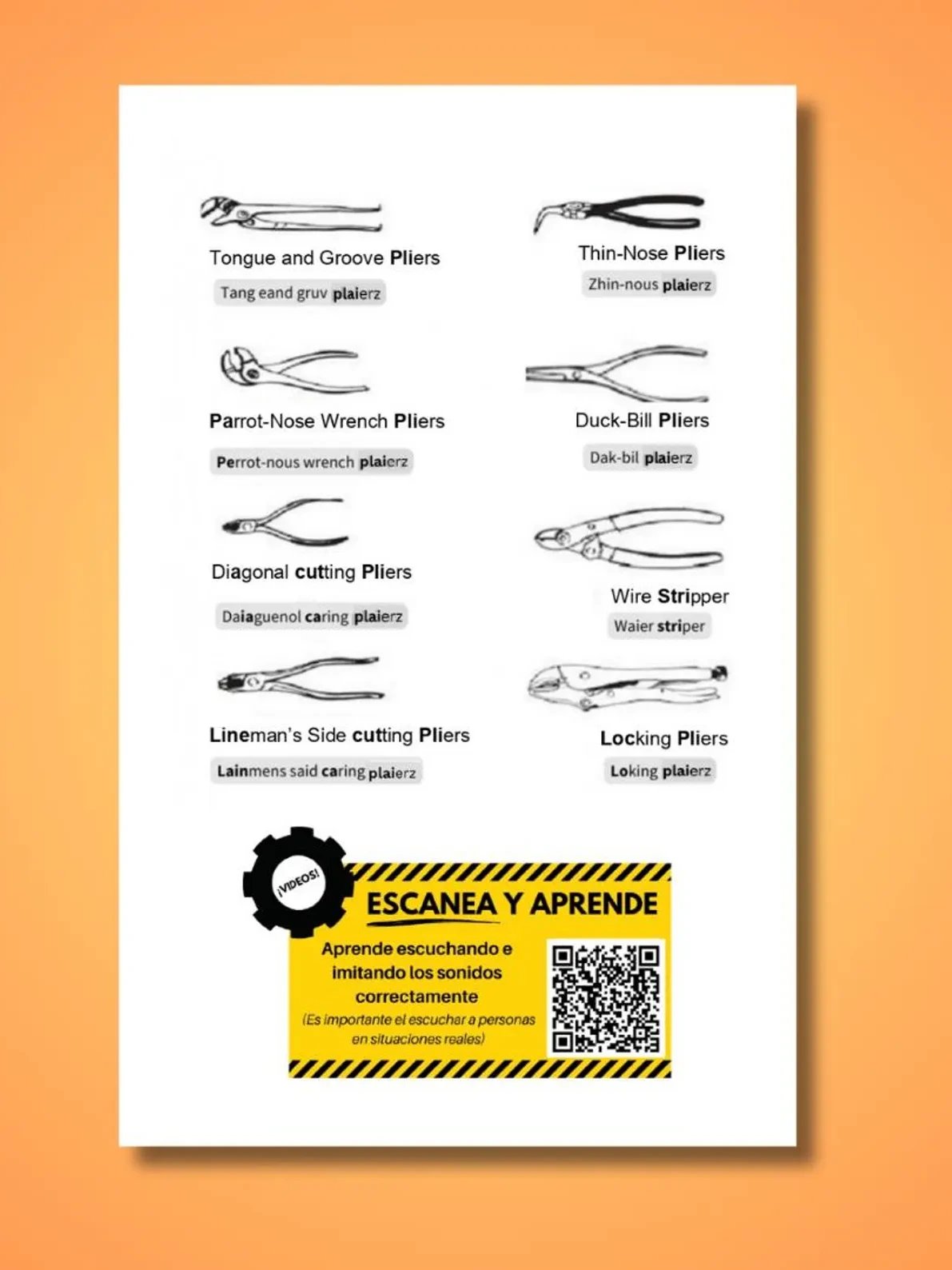 EDICIÓN 2023 Vocabulario Construcción - Aprende Inglés con Pronunciación en Español - KNinglés product image (2)