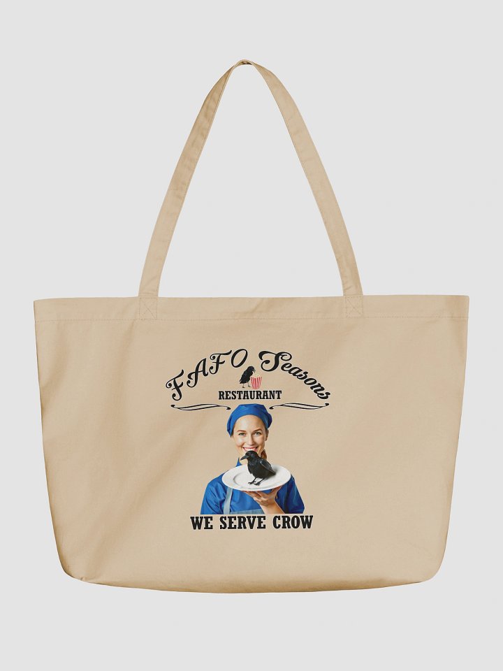 FAFO Seasons Restaurant Tote Bag - Funny Political FAFO Canvas Bag product image (1)