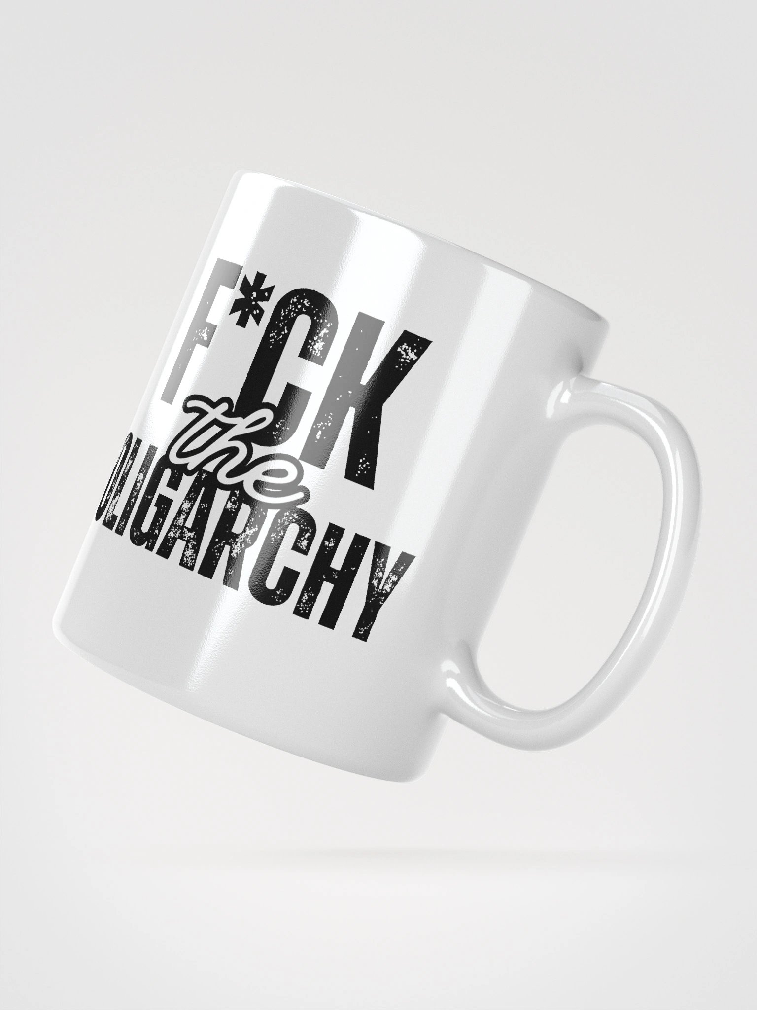 F*ck the Oligarchy: White Glossy Mug product image (4)