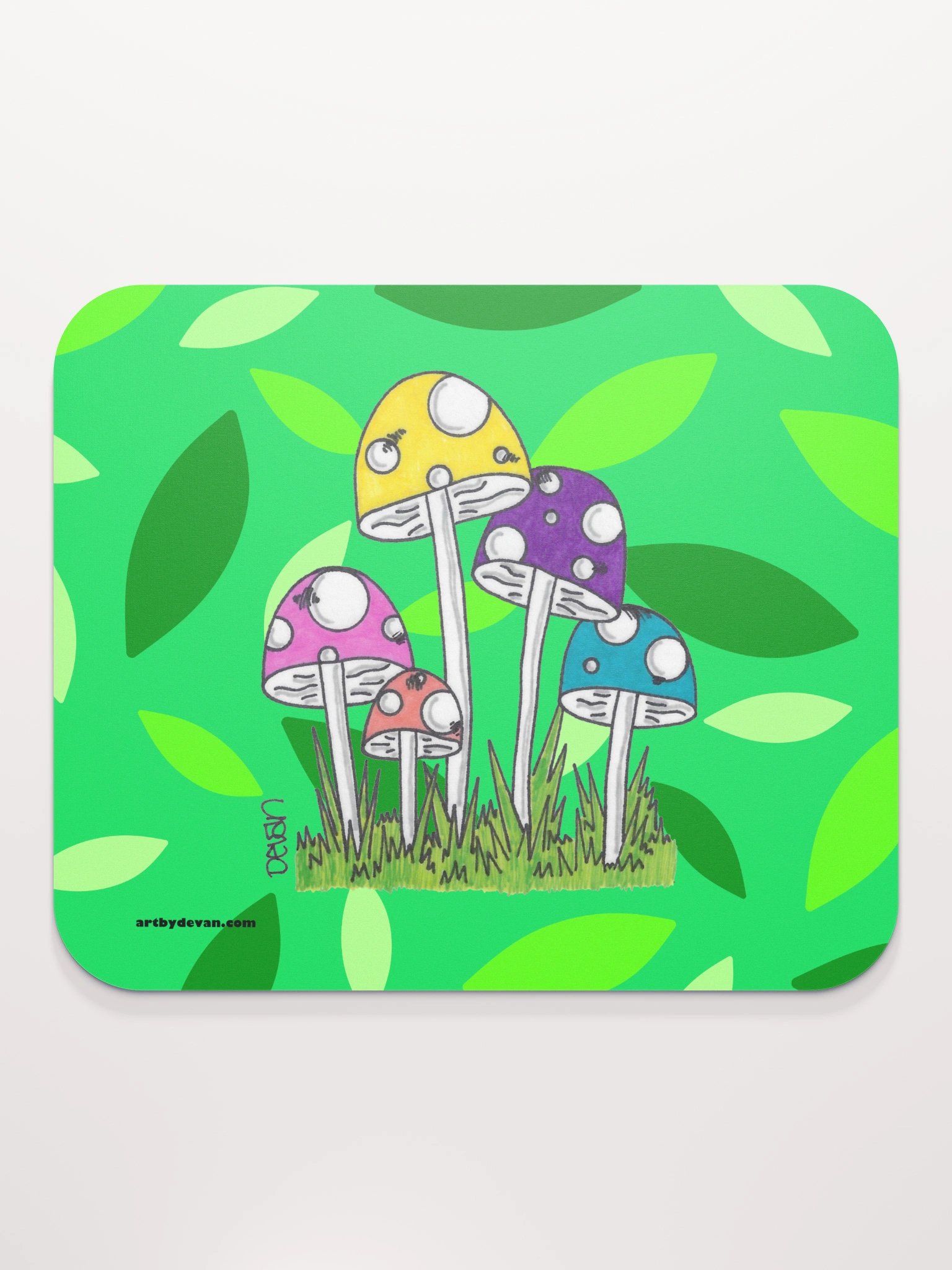 Rainbow Mushrooms Mousepad product image (2)