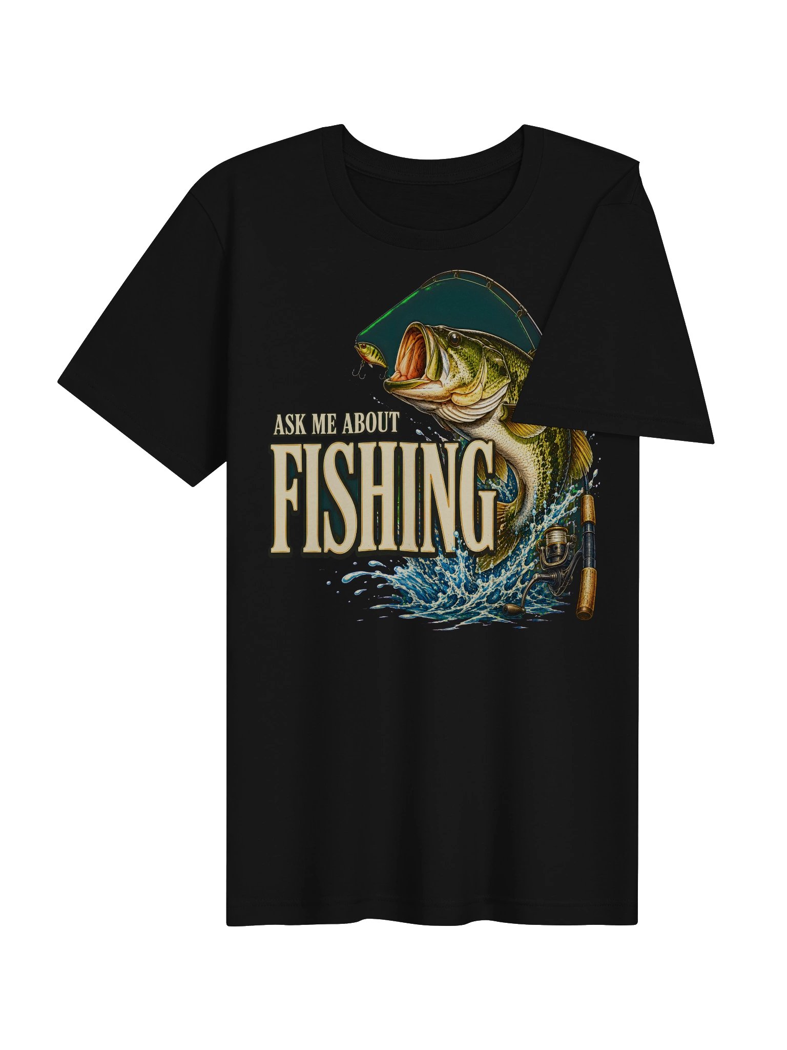 Ask Me About Fishing Tee product image (25)