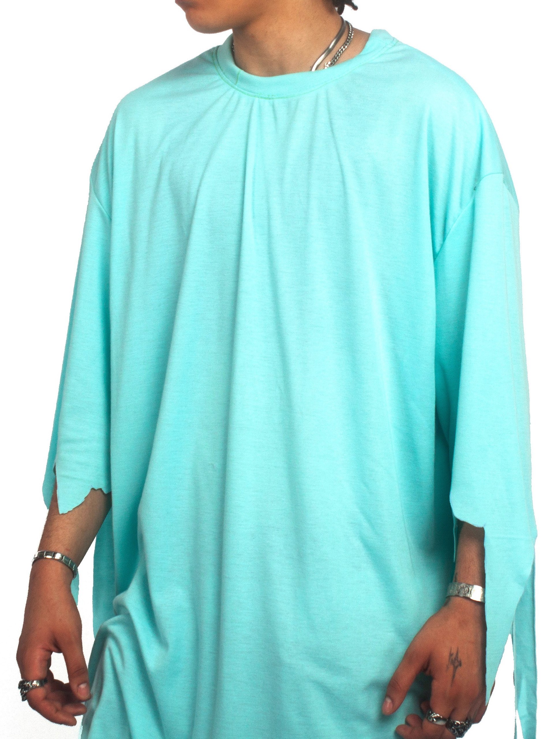 PORTRAIT SLEEVE TEE - LONG SLEEVE - BLUE product image (3)
