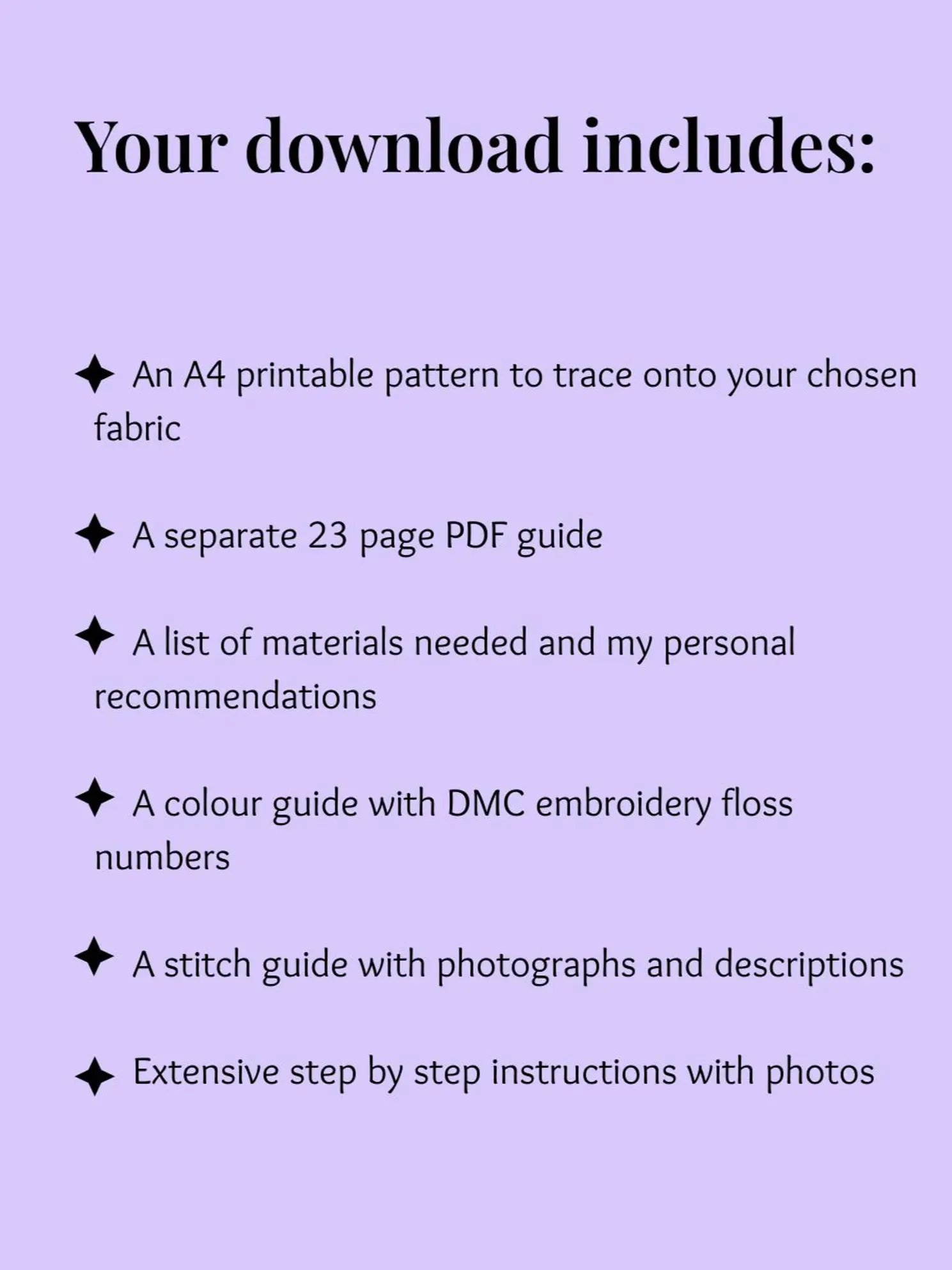 Thread Painting Peony Colorful Floral Hand Embroidery Pattern – Beginner Step by Step Tutorial (instant downloadable PDF) product image (2)