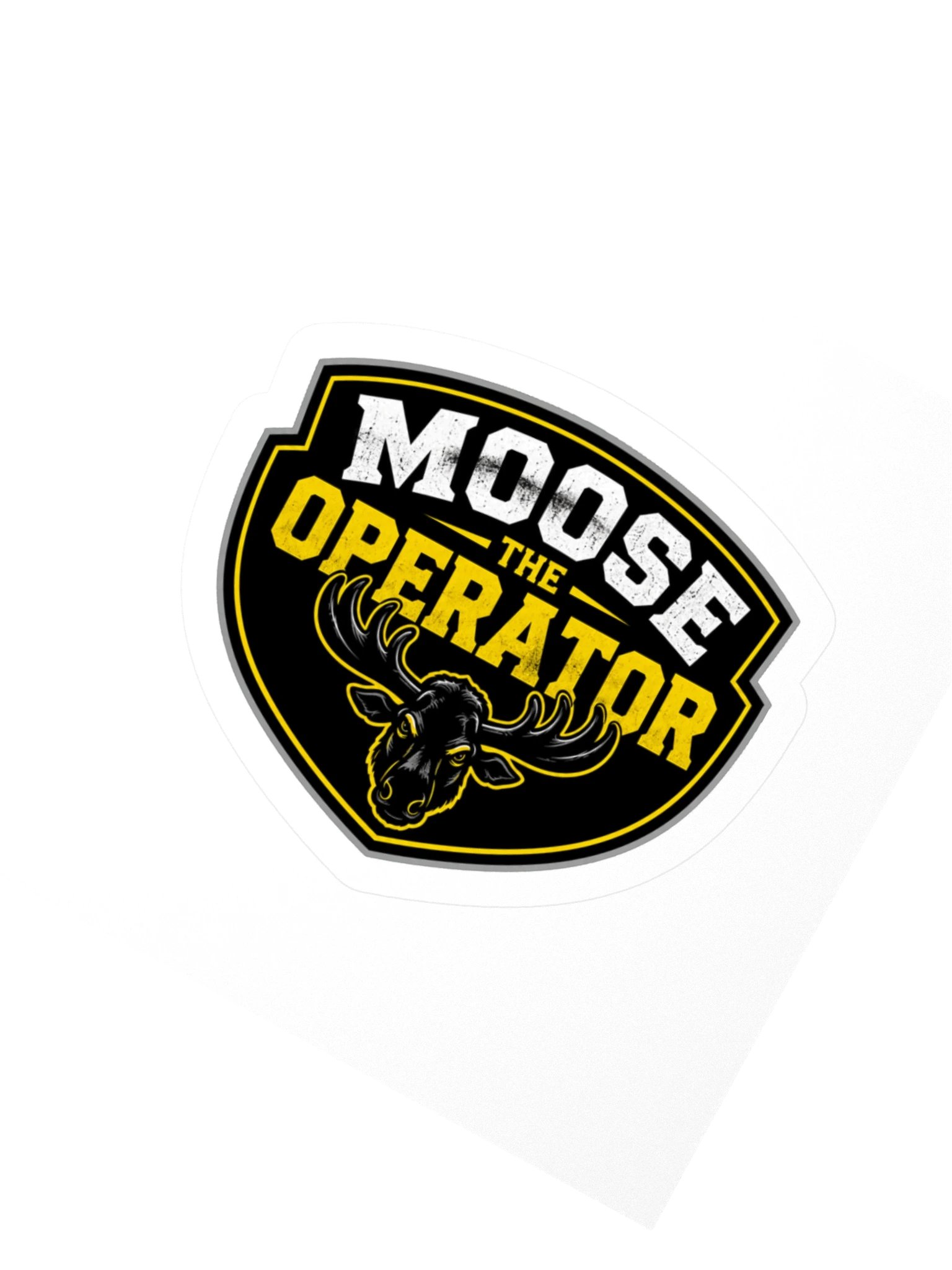 Moose Shield Sticker (Yellow) product image (2)