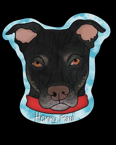 Today is my soul dogs heavenly birthday! Henry Paul was by my feet every second I spent in my studio when I started ALG Doodl...