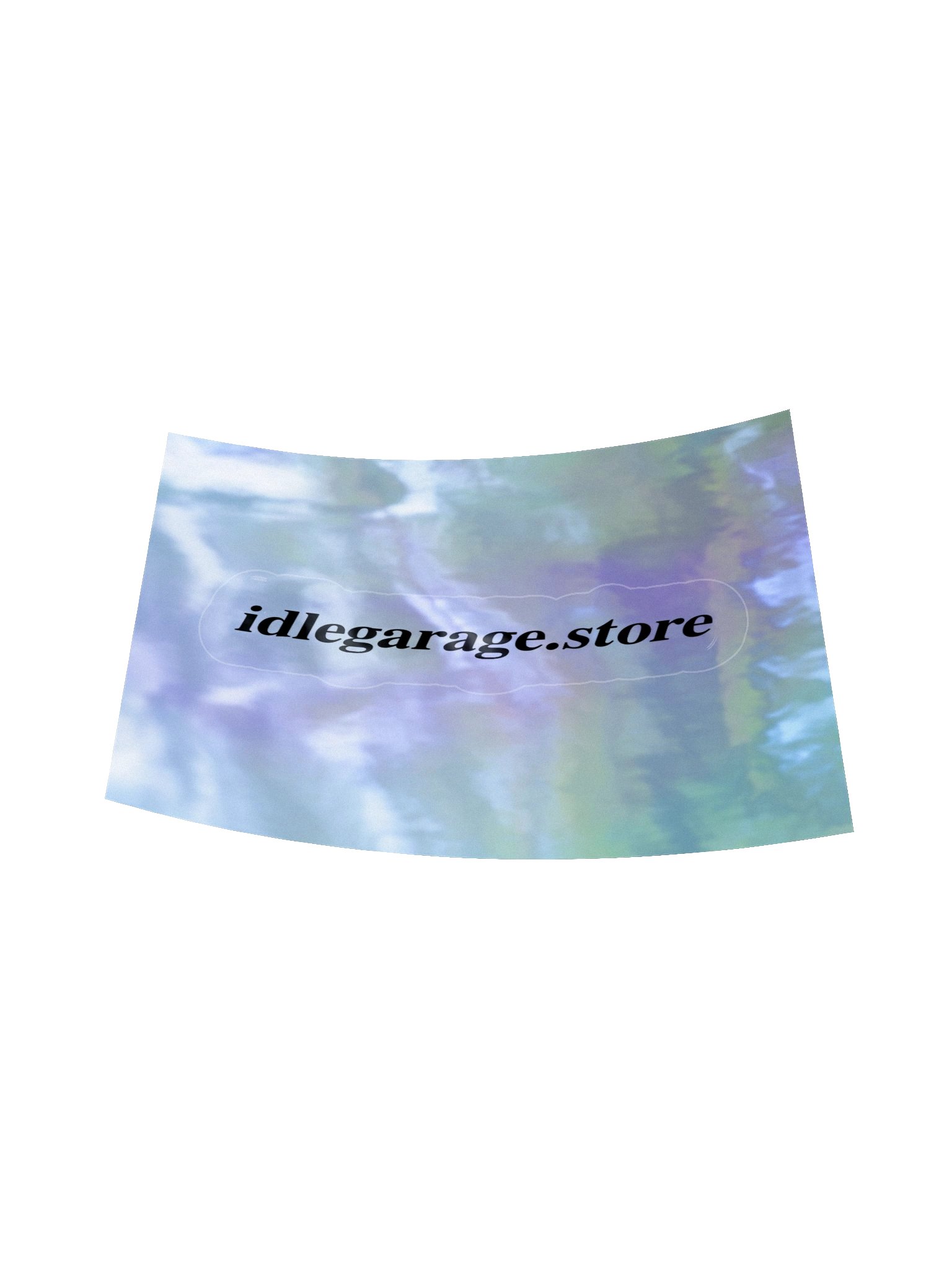 IDLE GARAGE Holographic sticker product image (6)