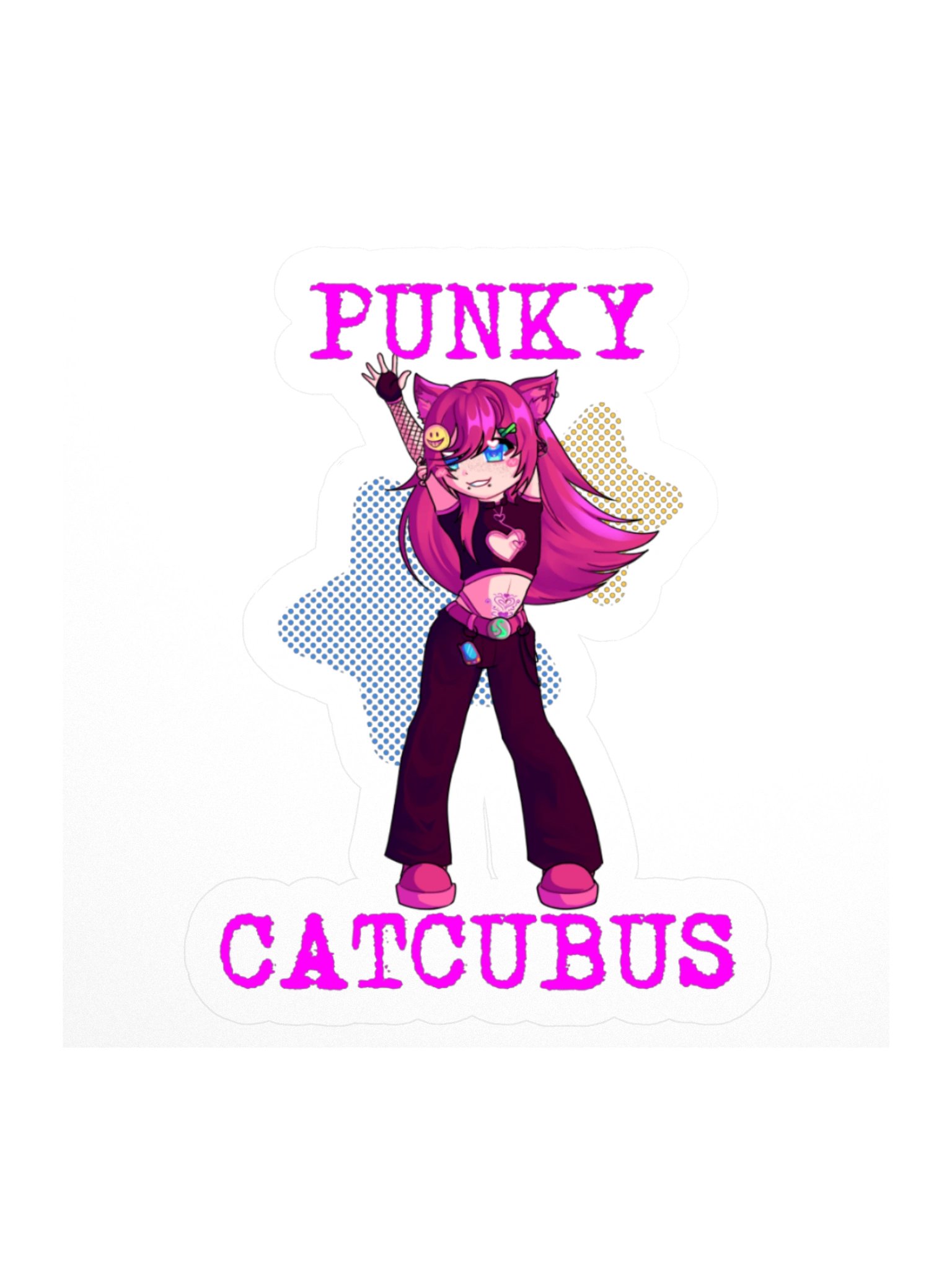 Punky Catcubus Sticker!! product image (1)
